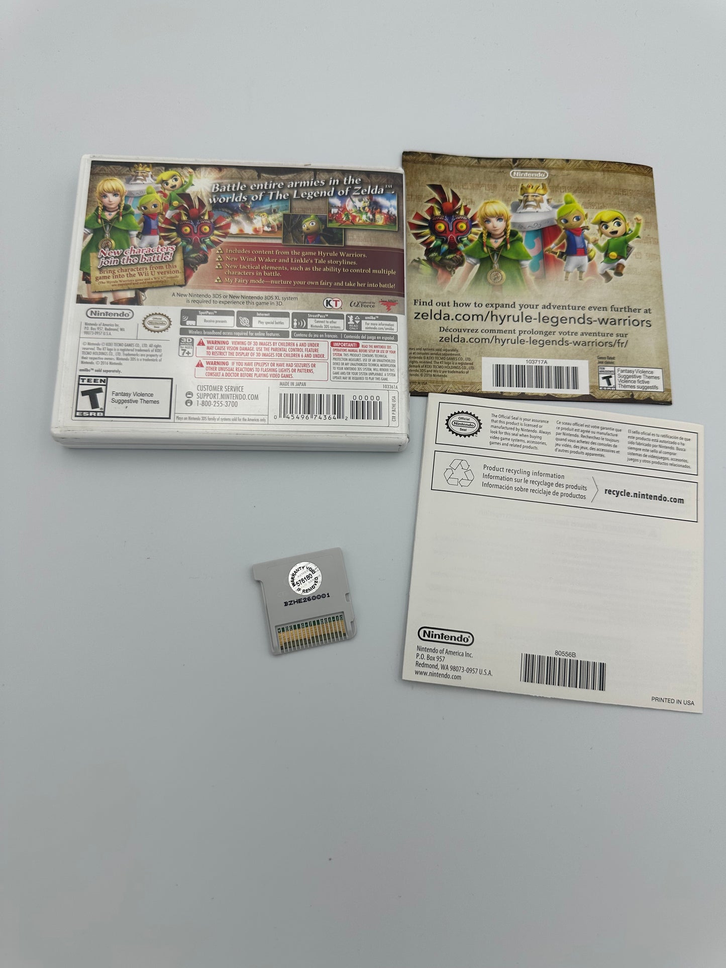 Hyrule warriors legends for Nintendo 3ds