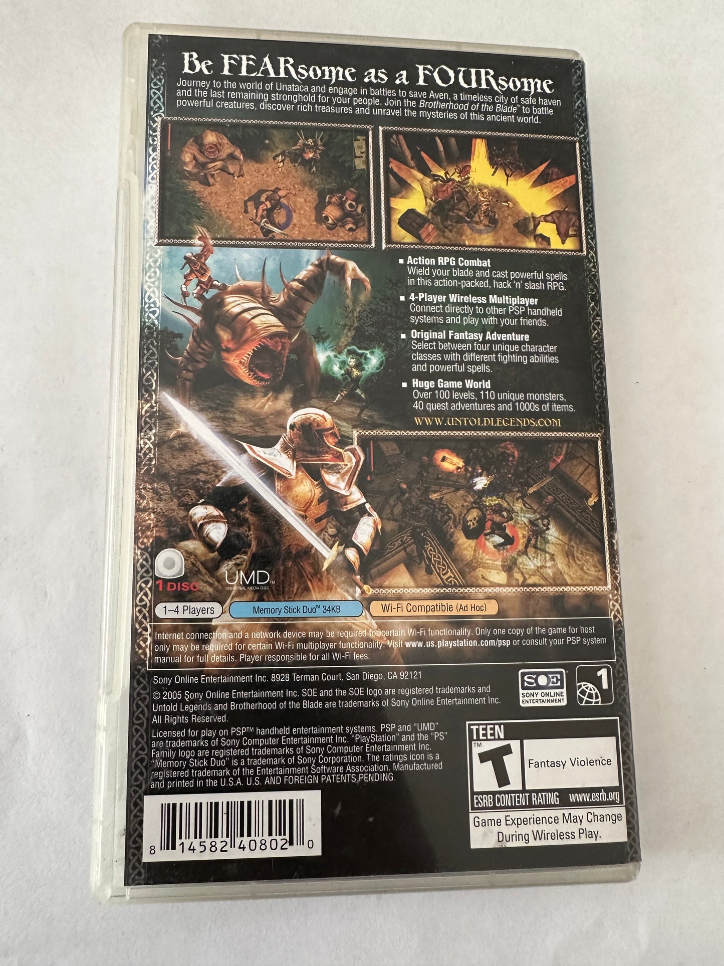 Untold legends for the PSP