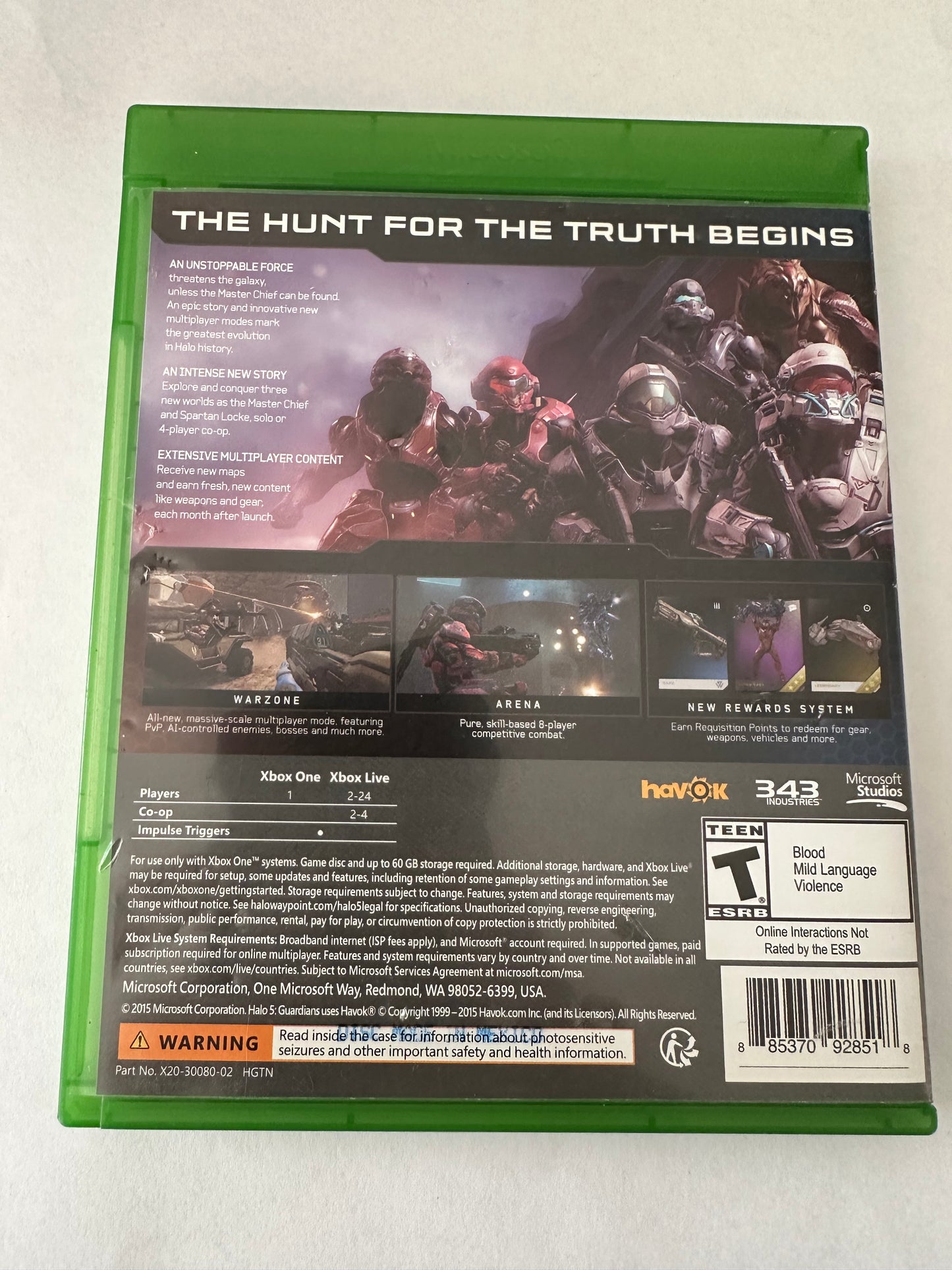 Halo 5 guardians Xbox one