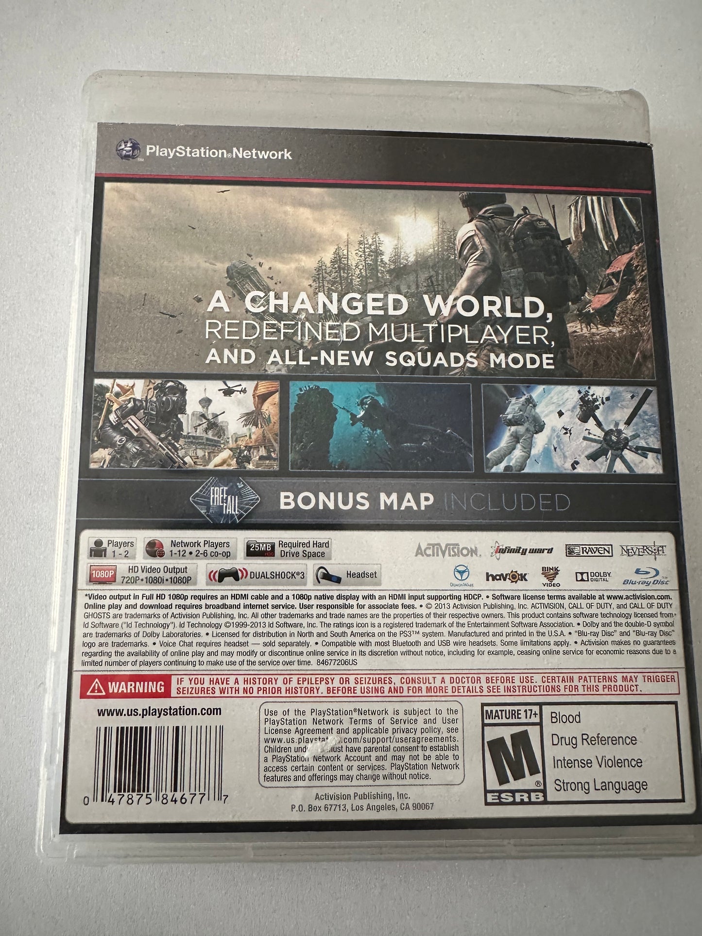 Call of duty ghosts for the PS3