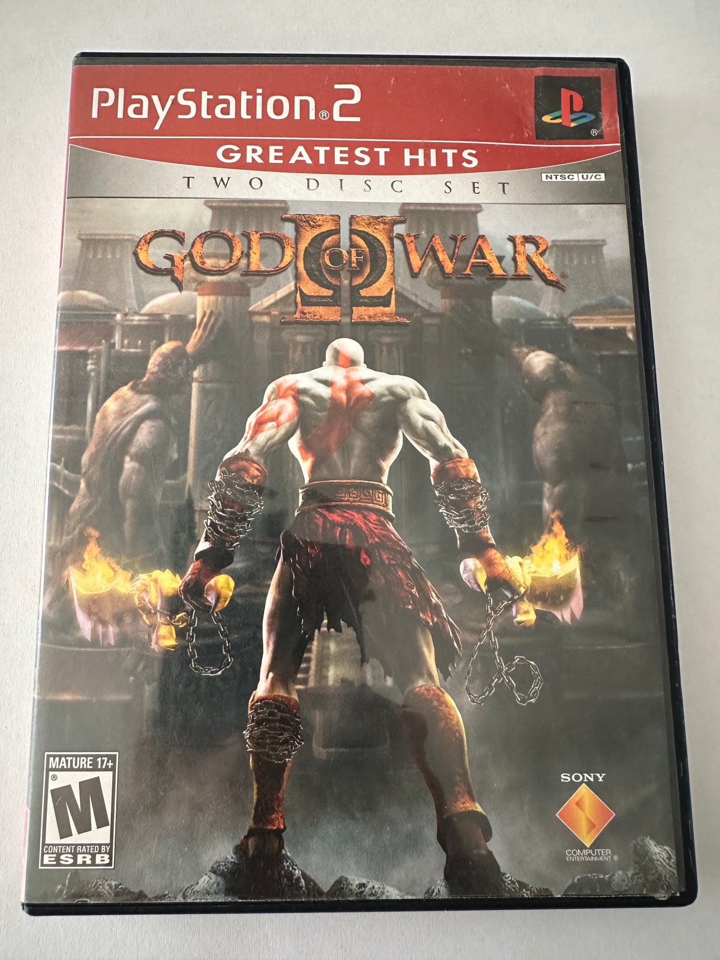 God of war 2 for the PlayStation 2