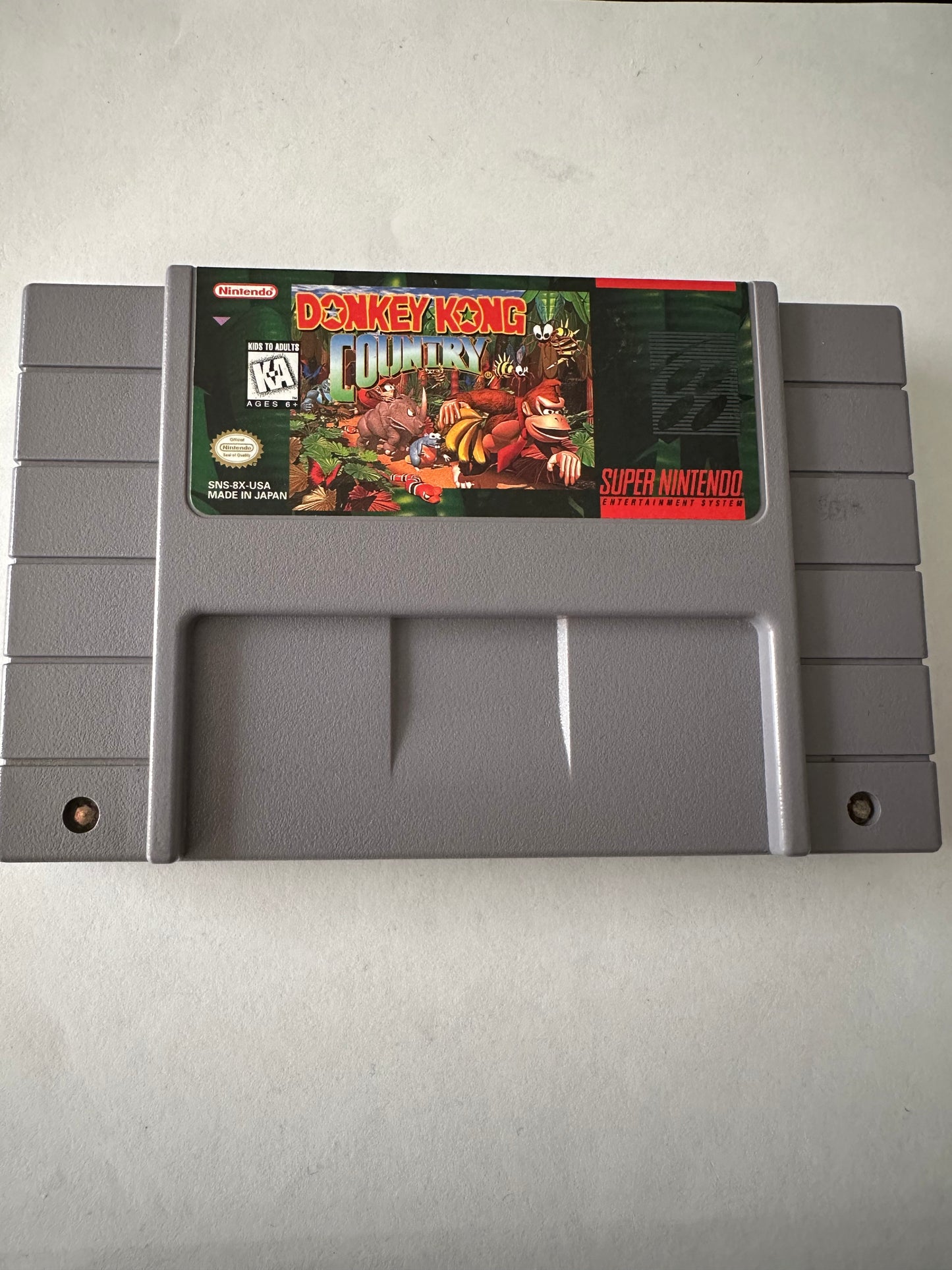 Donkey Kong country Super Nintendo