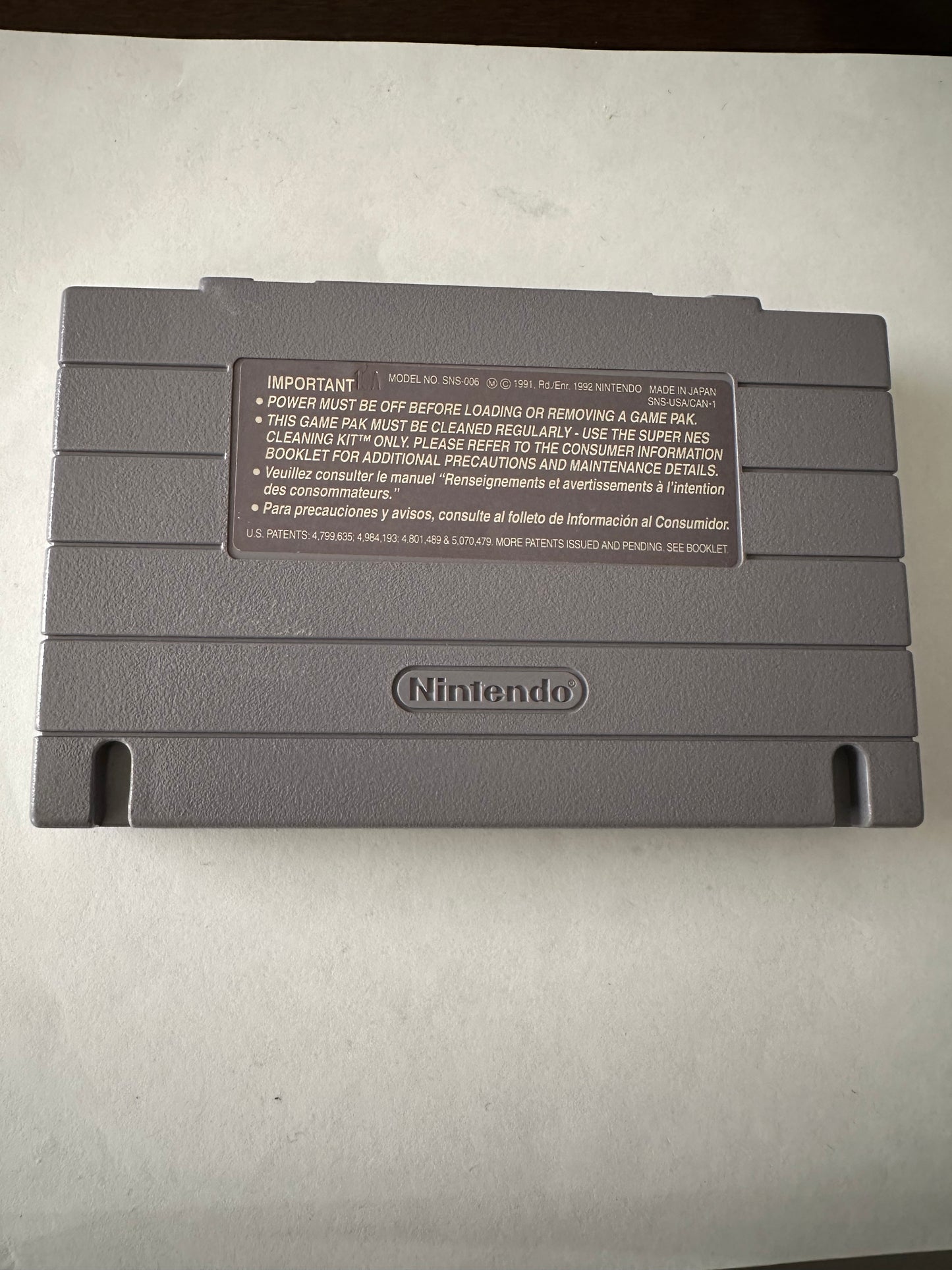 Donkey Kong country Super Nintendo