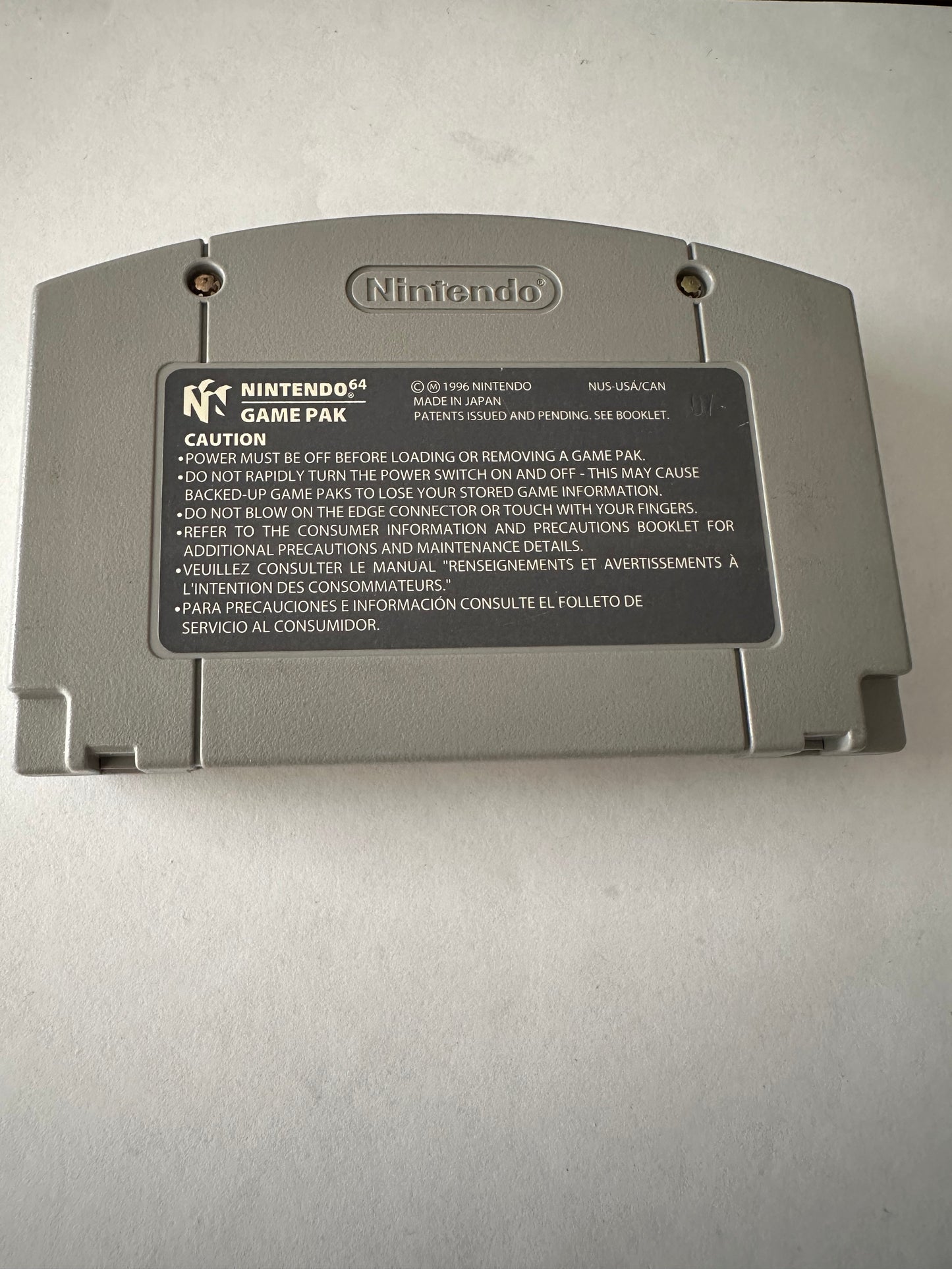 FIFA soccer 64 for the Nintendo 64