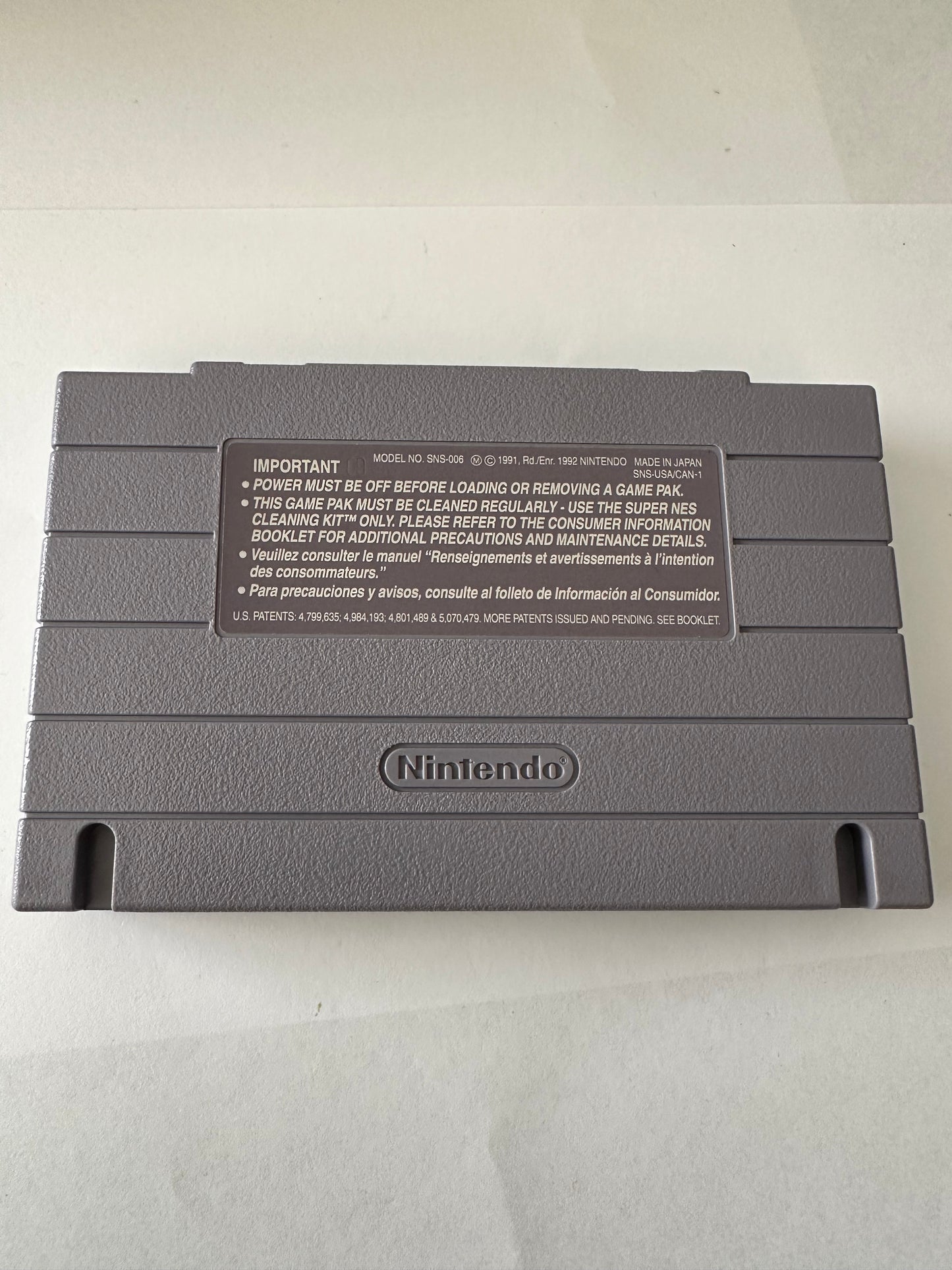 Super street fighter ii for the Super Nintendo