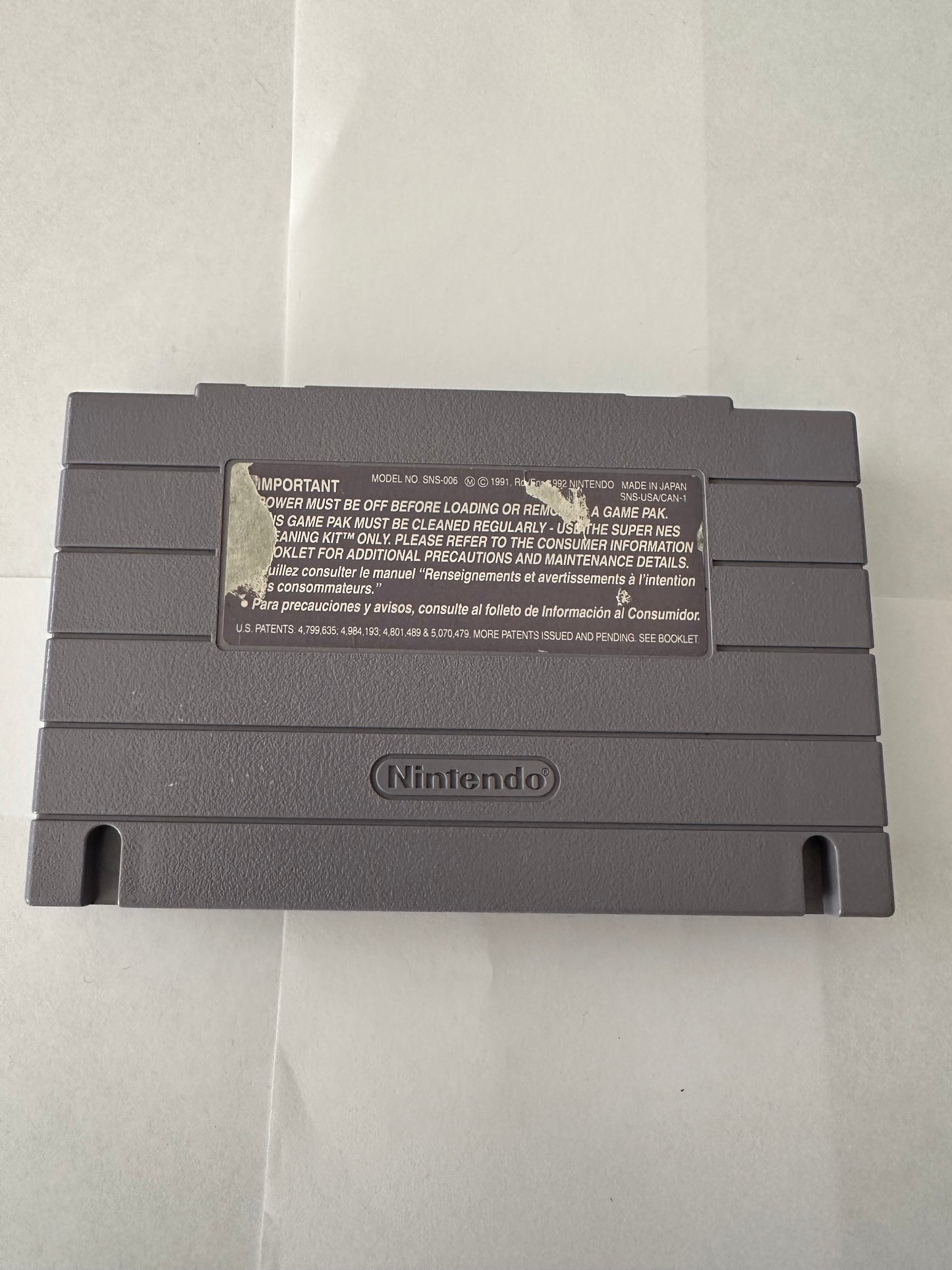 Separation anxiety for the Super Nintendo