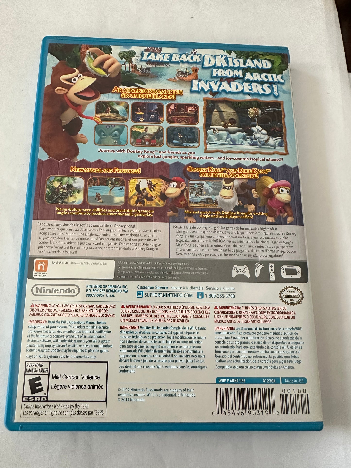 Donkey Kong country tropical freeze for the Wii U