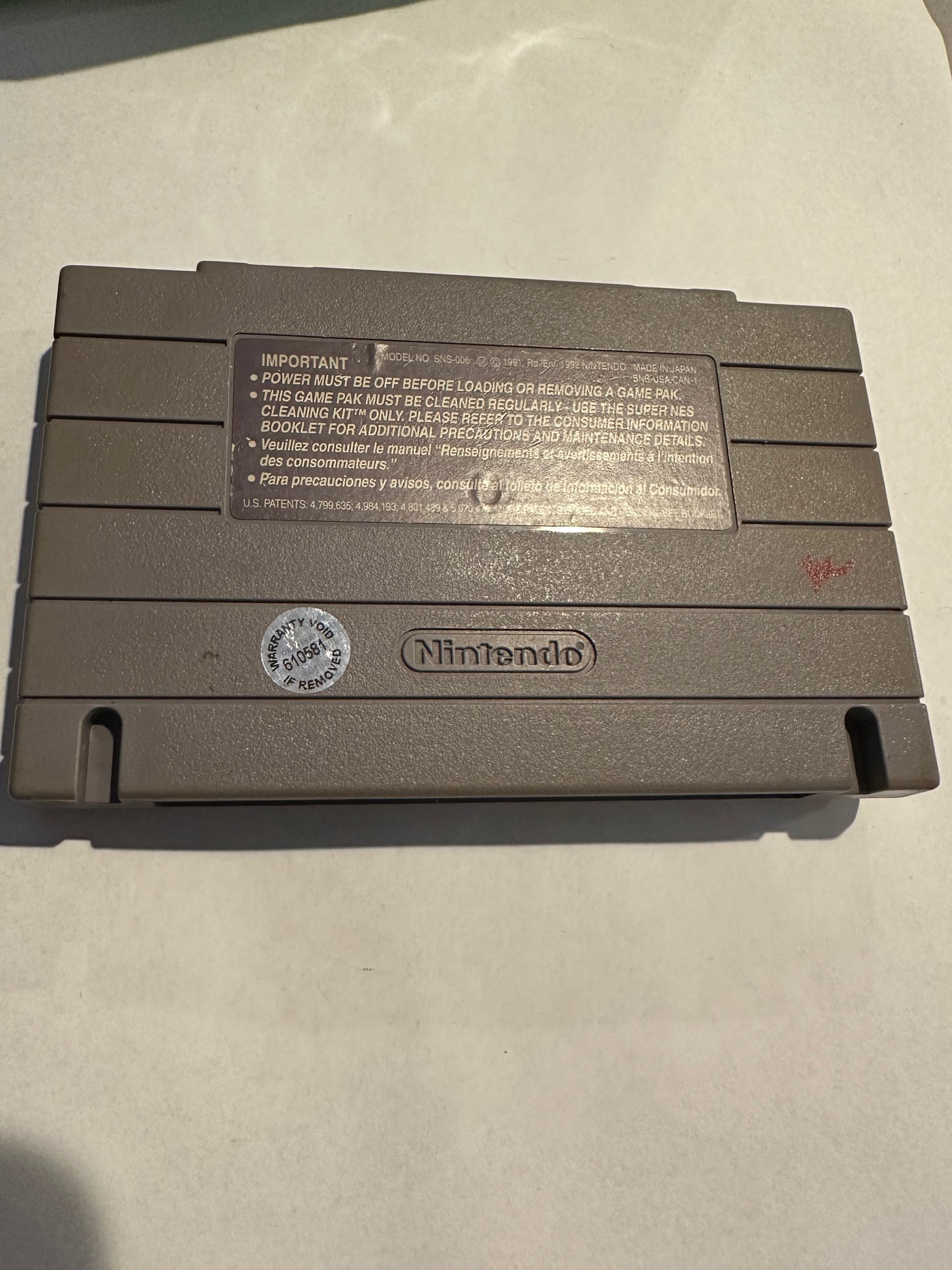 Saturday night slammasters. Game only