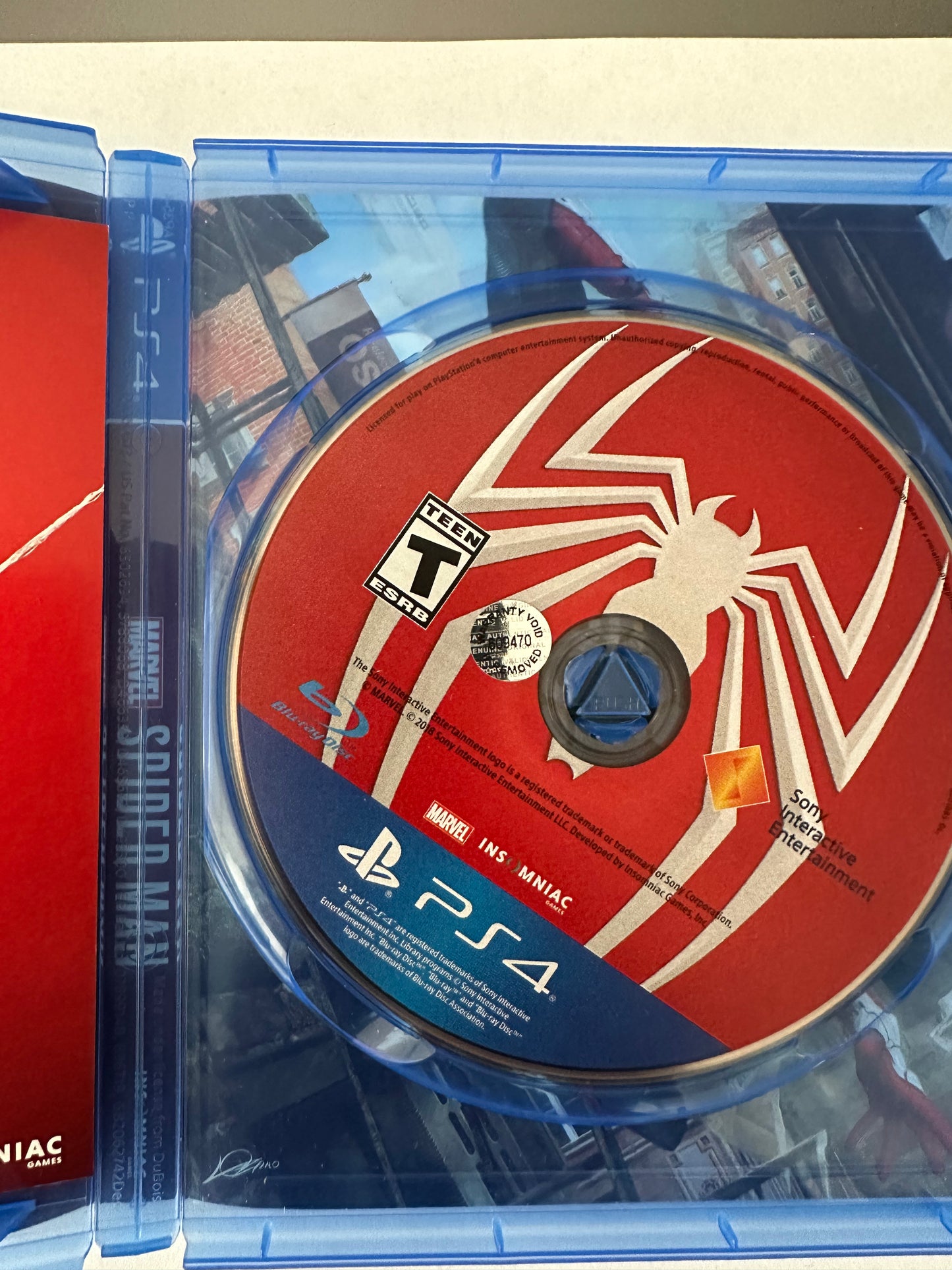 Spider-Man for the PlayStation 4.