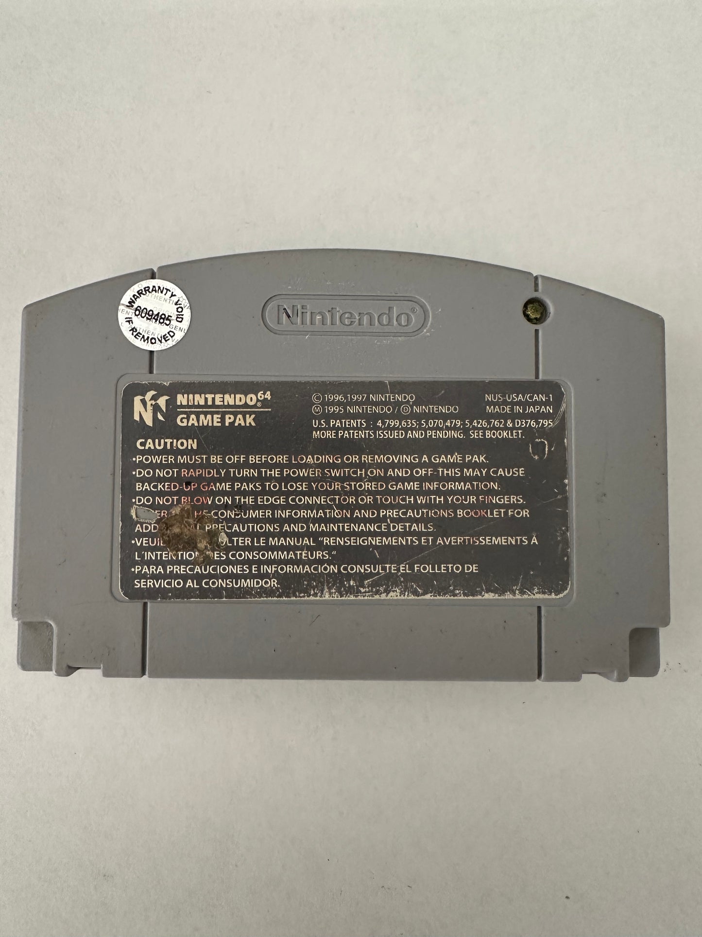 Body harvest for the Nintendo 64. Game only.