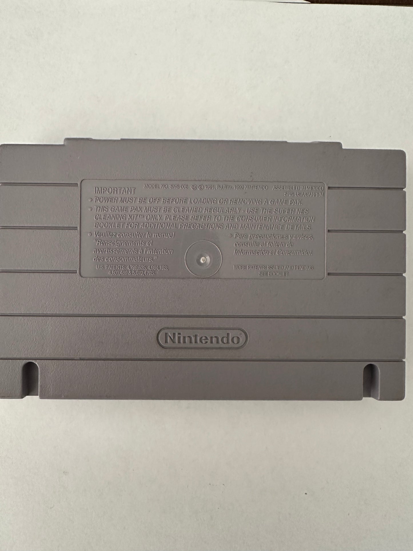 Super empire strikes back. Game only.