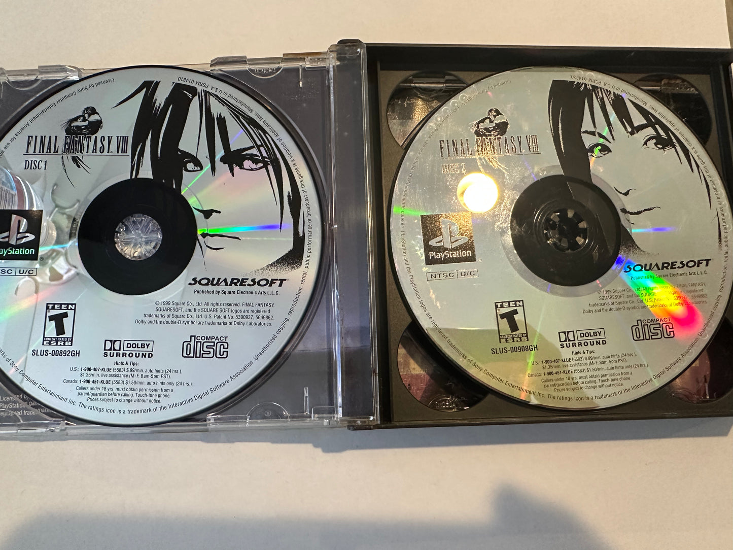 Final fantasy viii for PS1. Missing manual