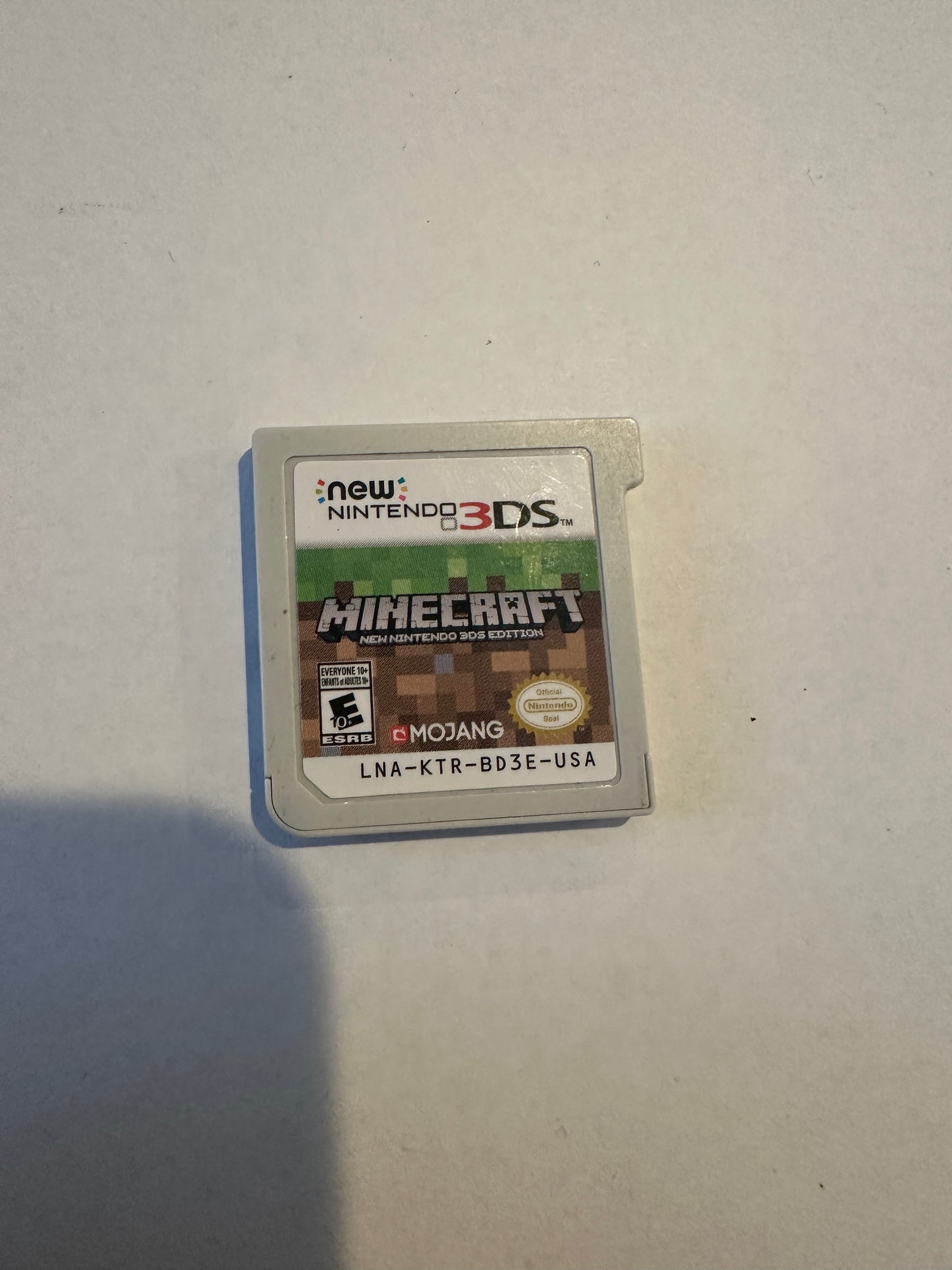 Minecraft 3ds. Cart only