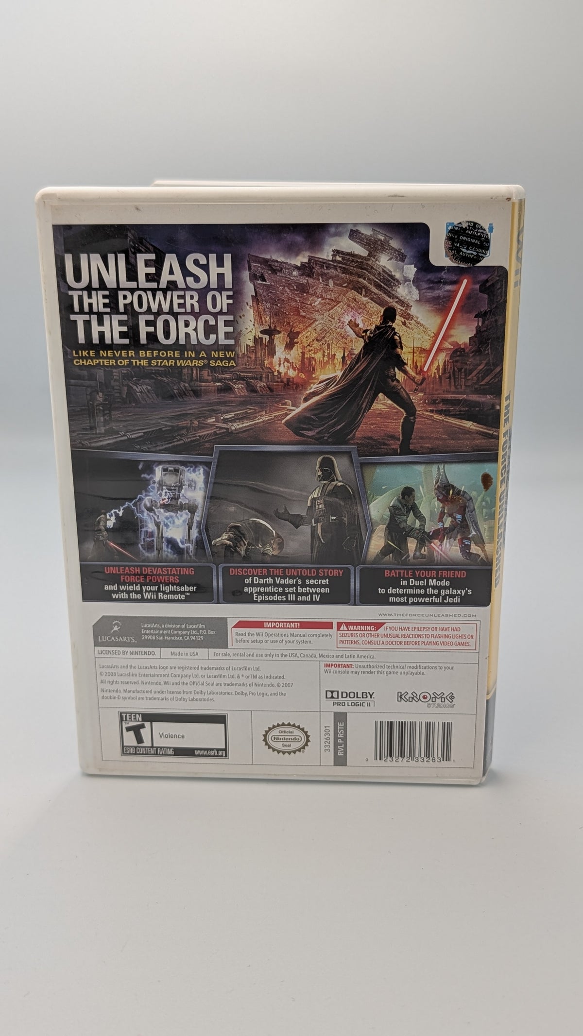 Star Wars The Force Unleashed