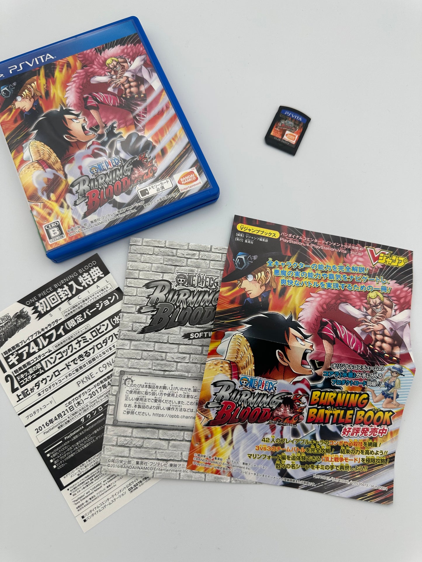 One piece burning blood for the vita