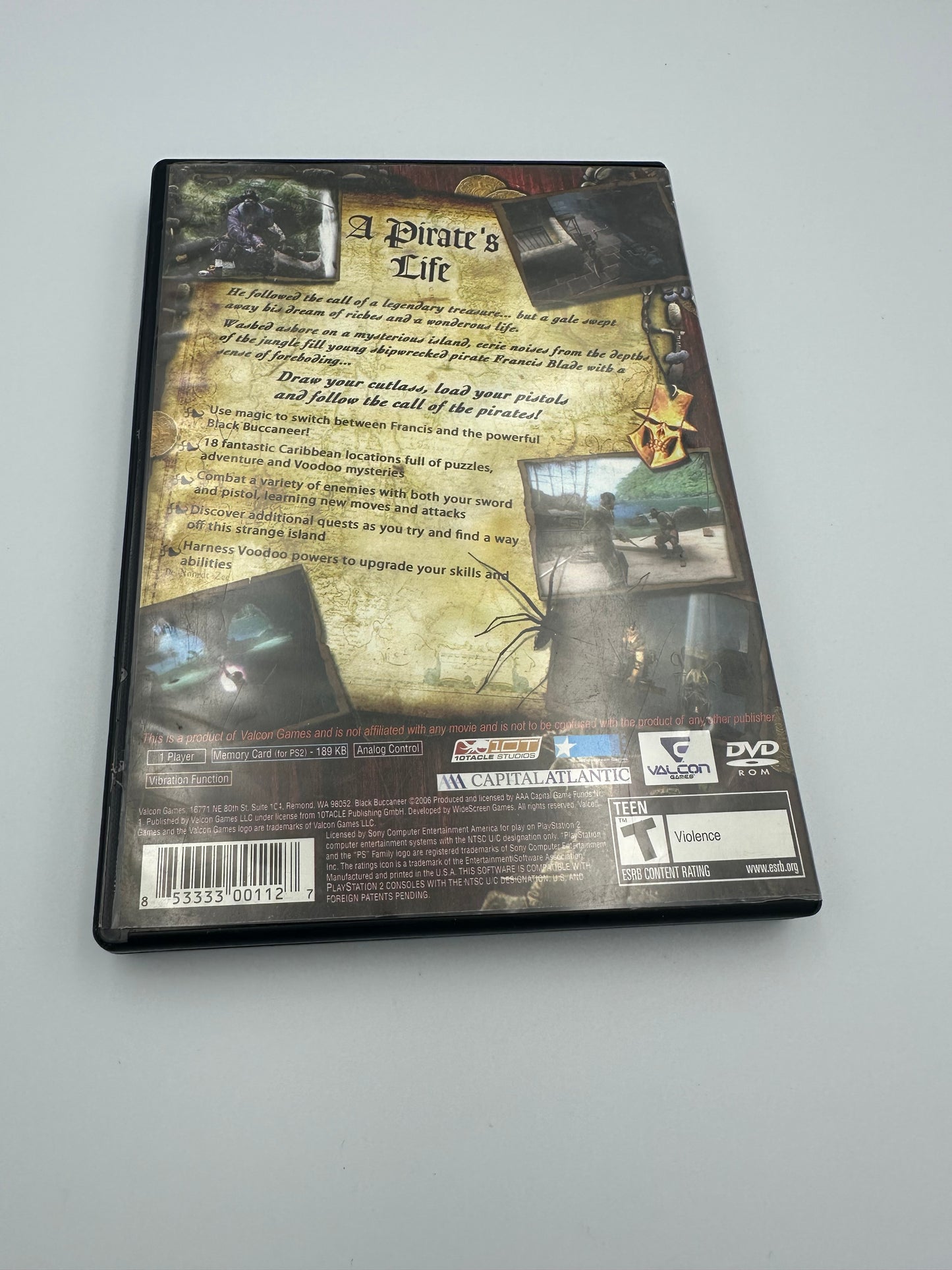 Pirates legend of the black buccaneer for PS2