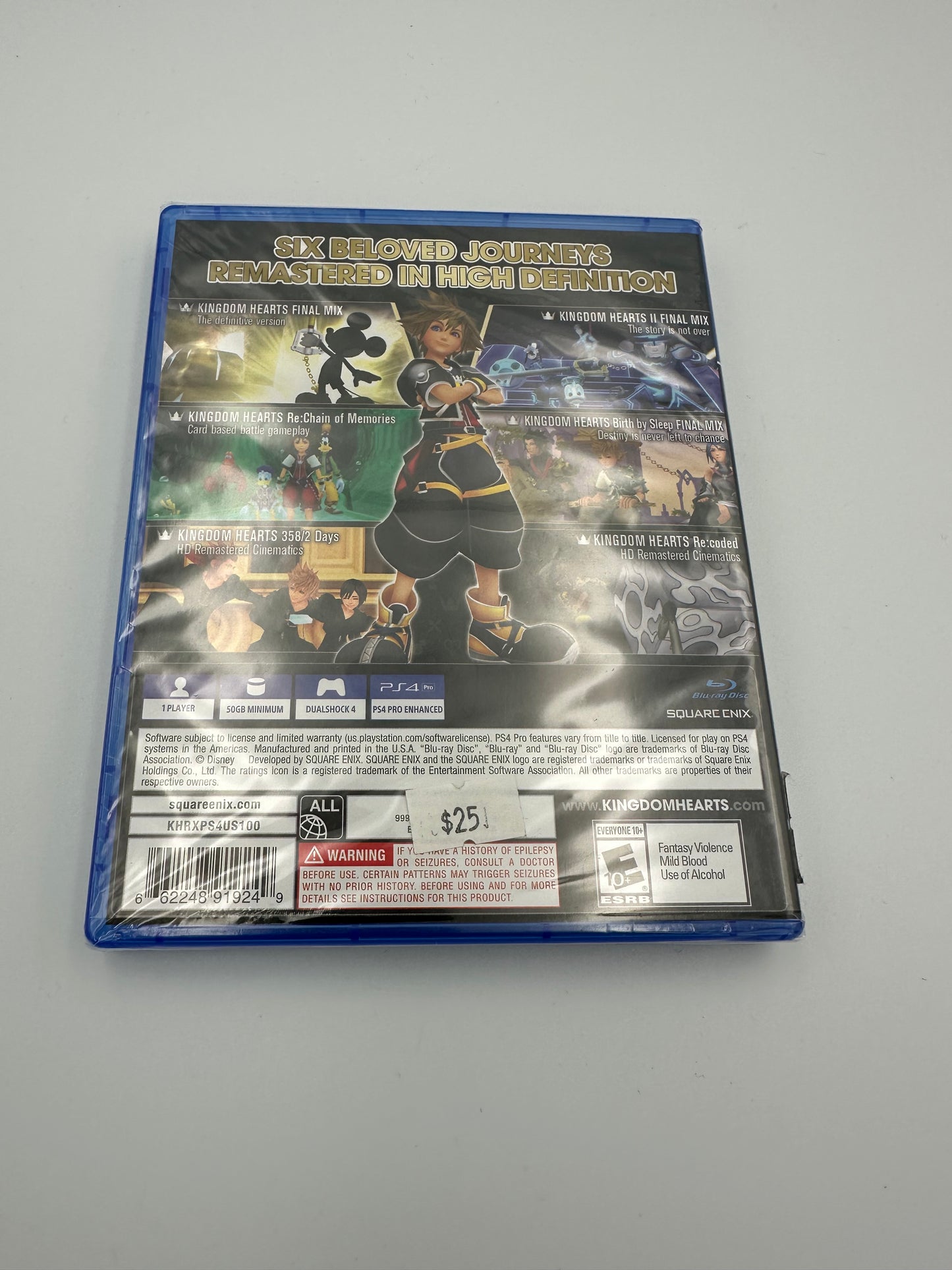 Kingdoms hearts for ps4