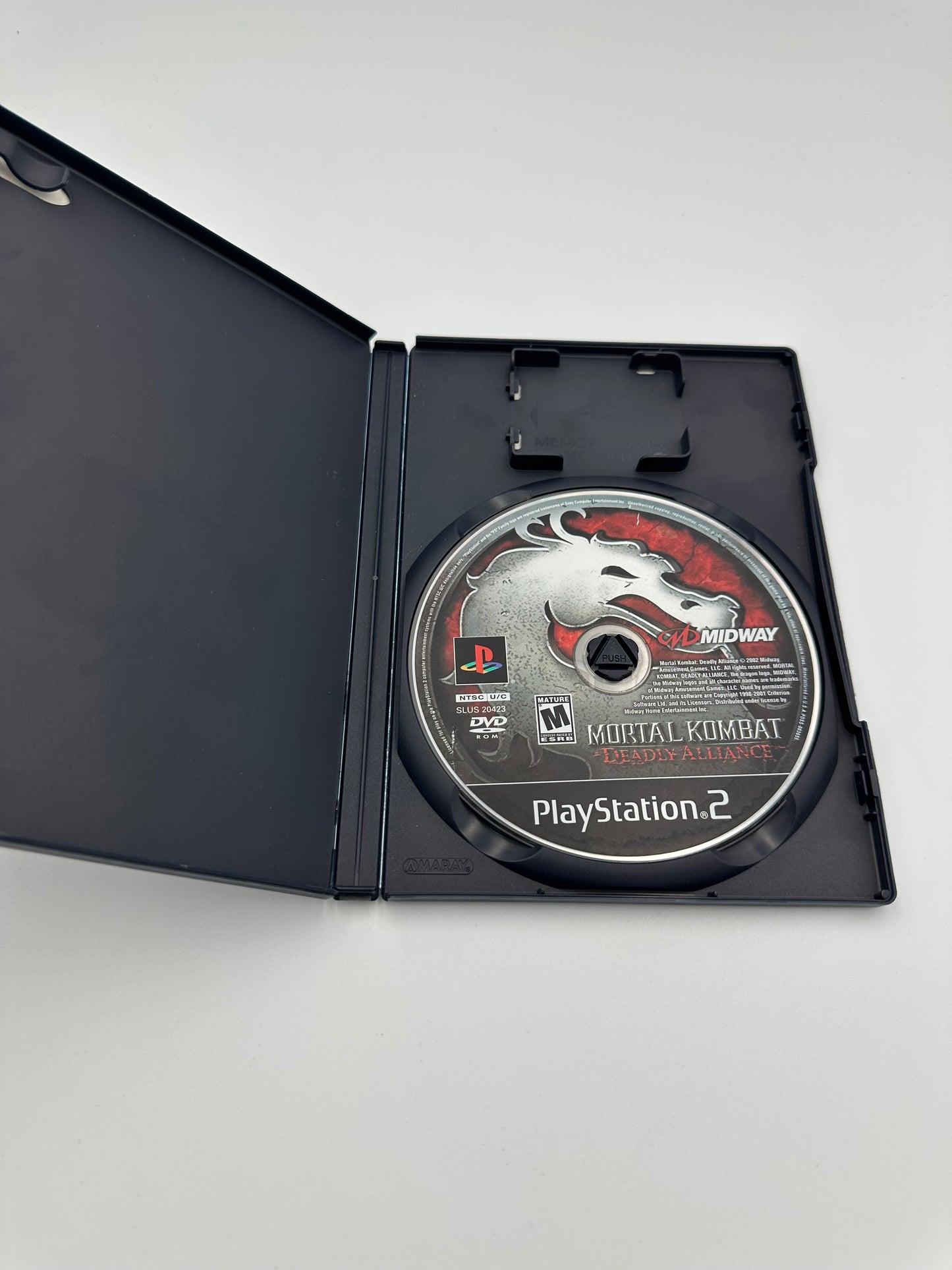 Mortal kombat deadly alliance for PlayStation 2. Missing manual