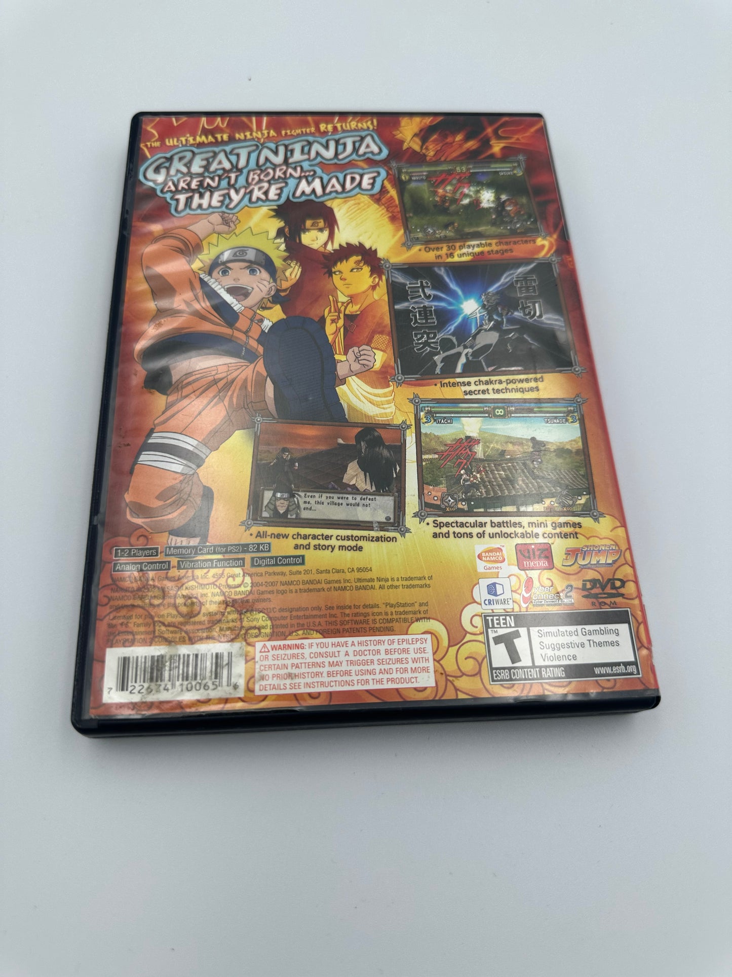 Naruto ultimate ninja 2 for ps2