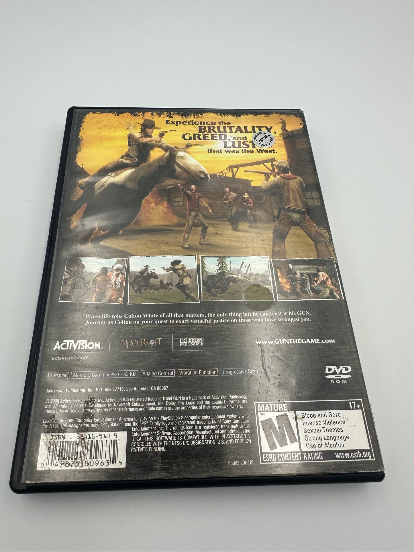 Gun for PS2. Missing manual