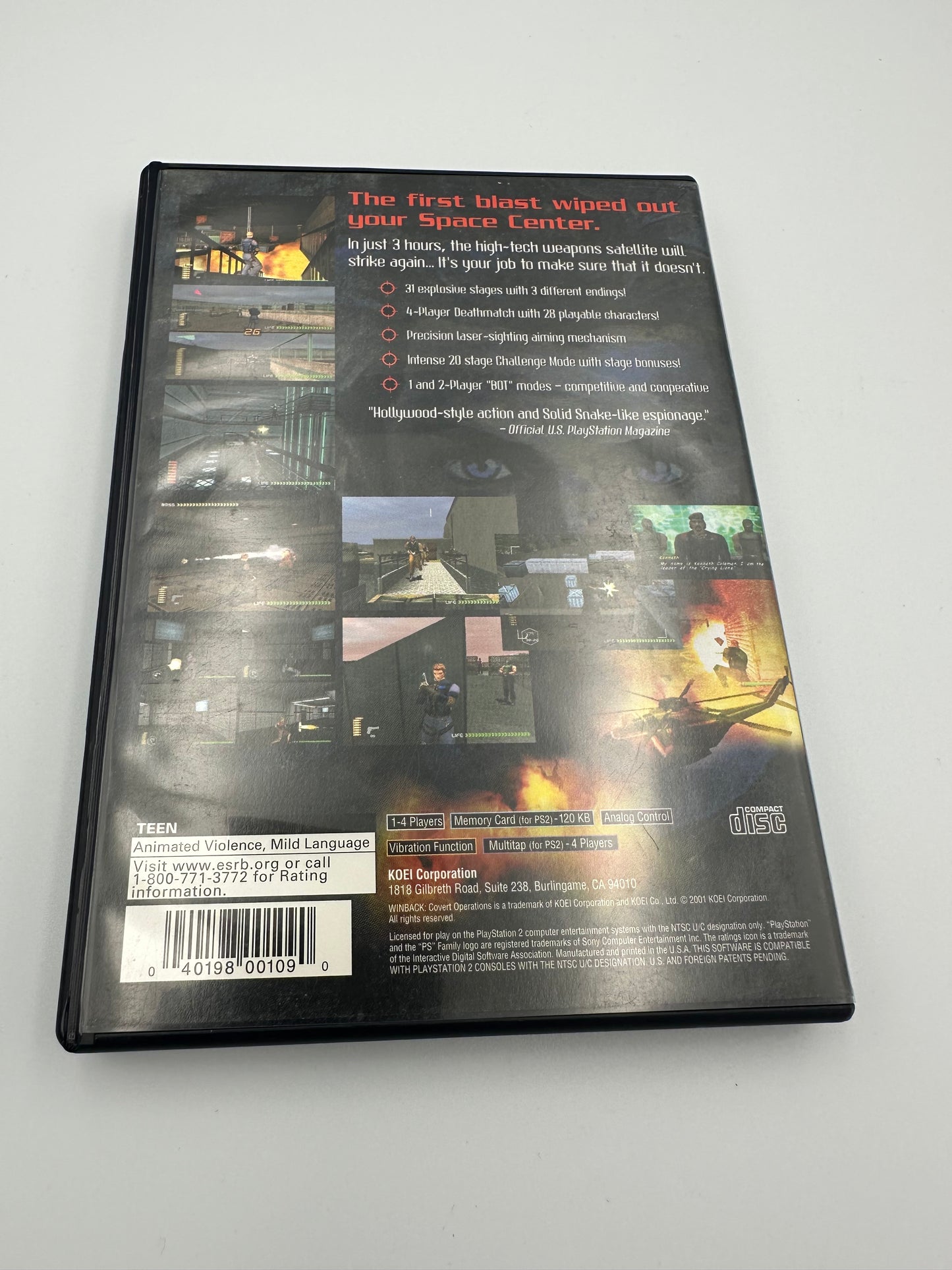 Win back for PlayStation 2