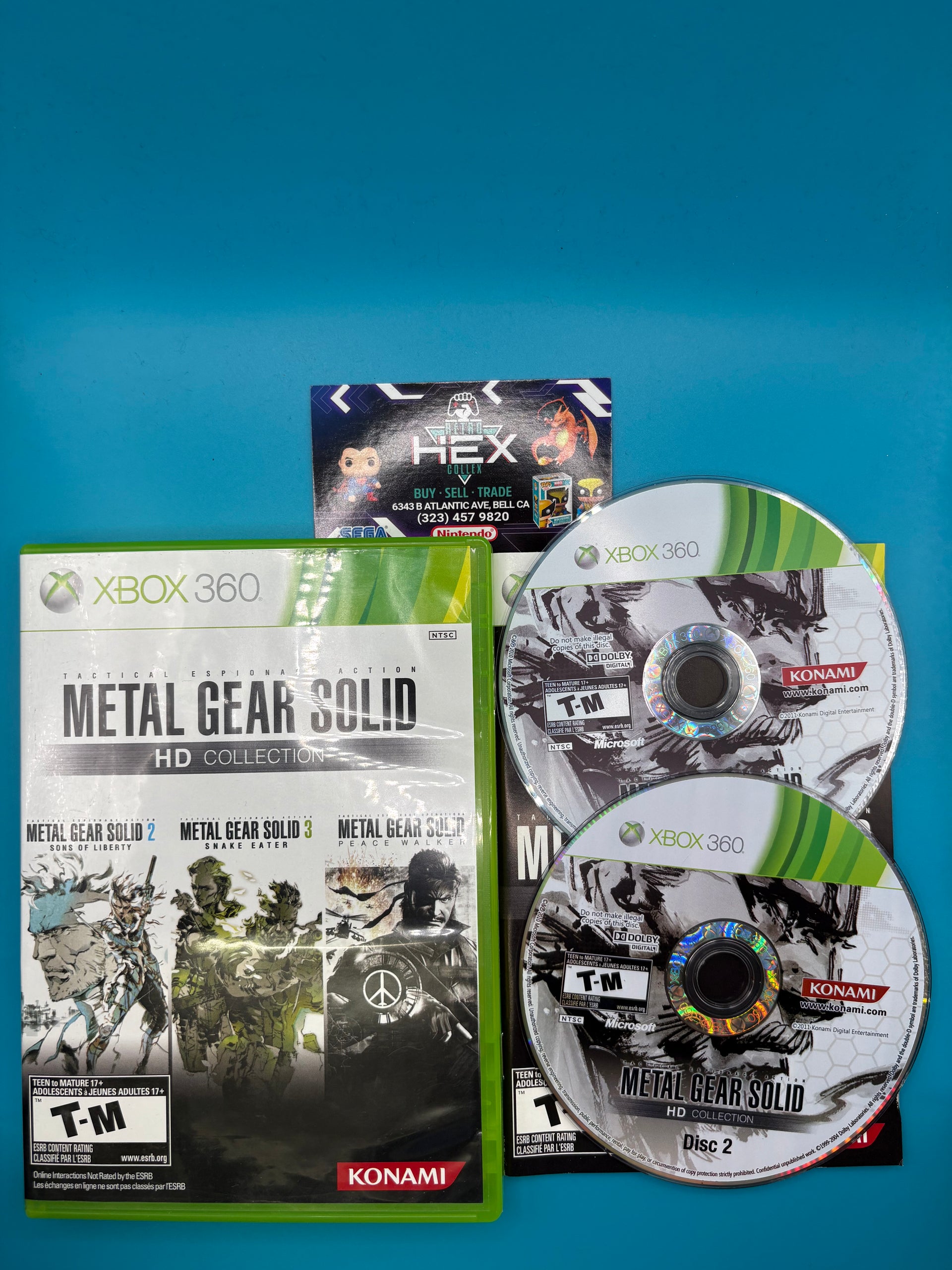 metal gear solid hd collection xbox 360 rgh Metal Gear Solid HD Collection