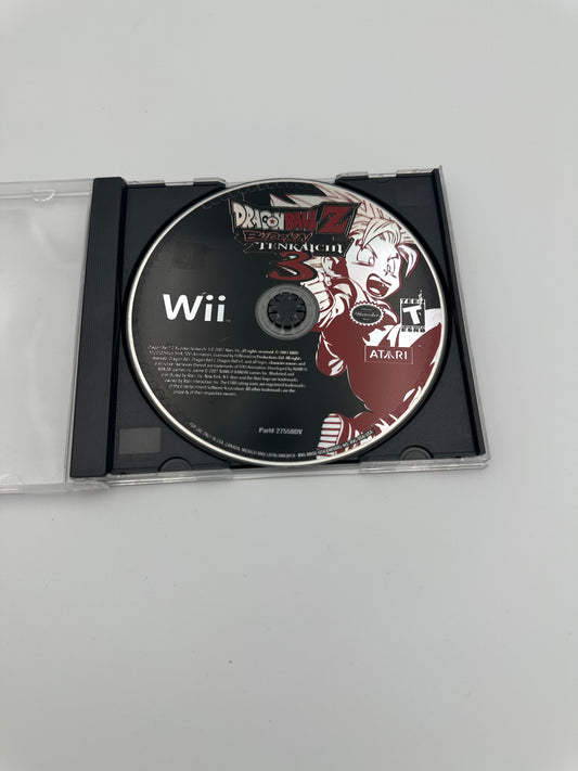 Dragonball z budokai tenkaichi 3. Disc only