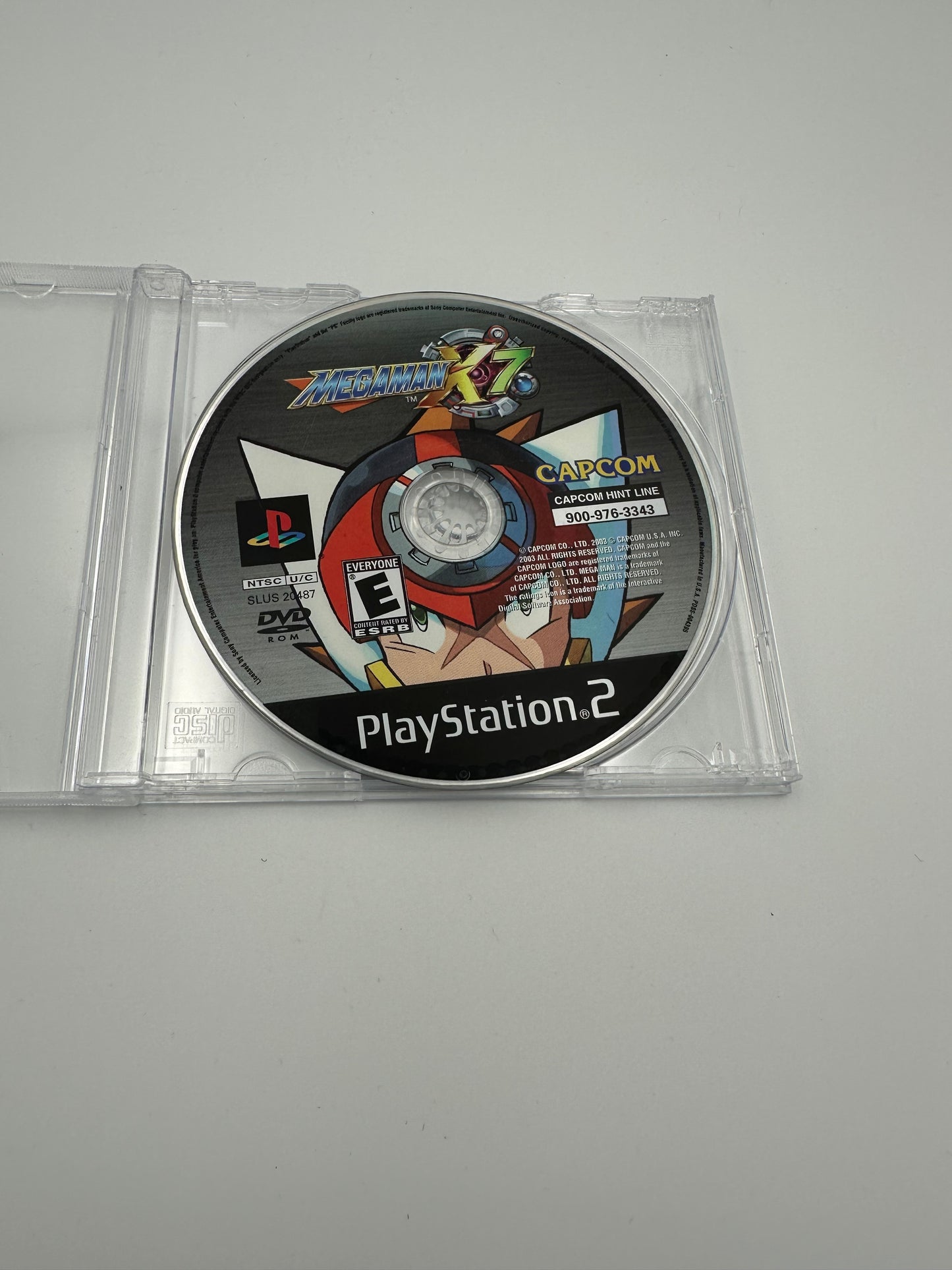 Megaman X7 for PS2. Disc only