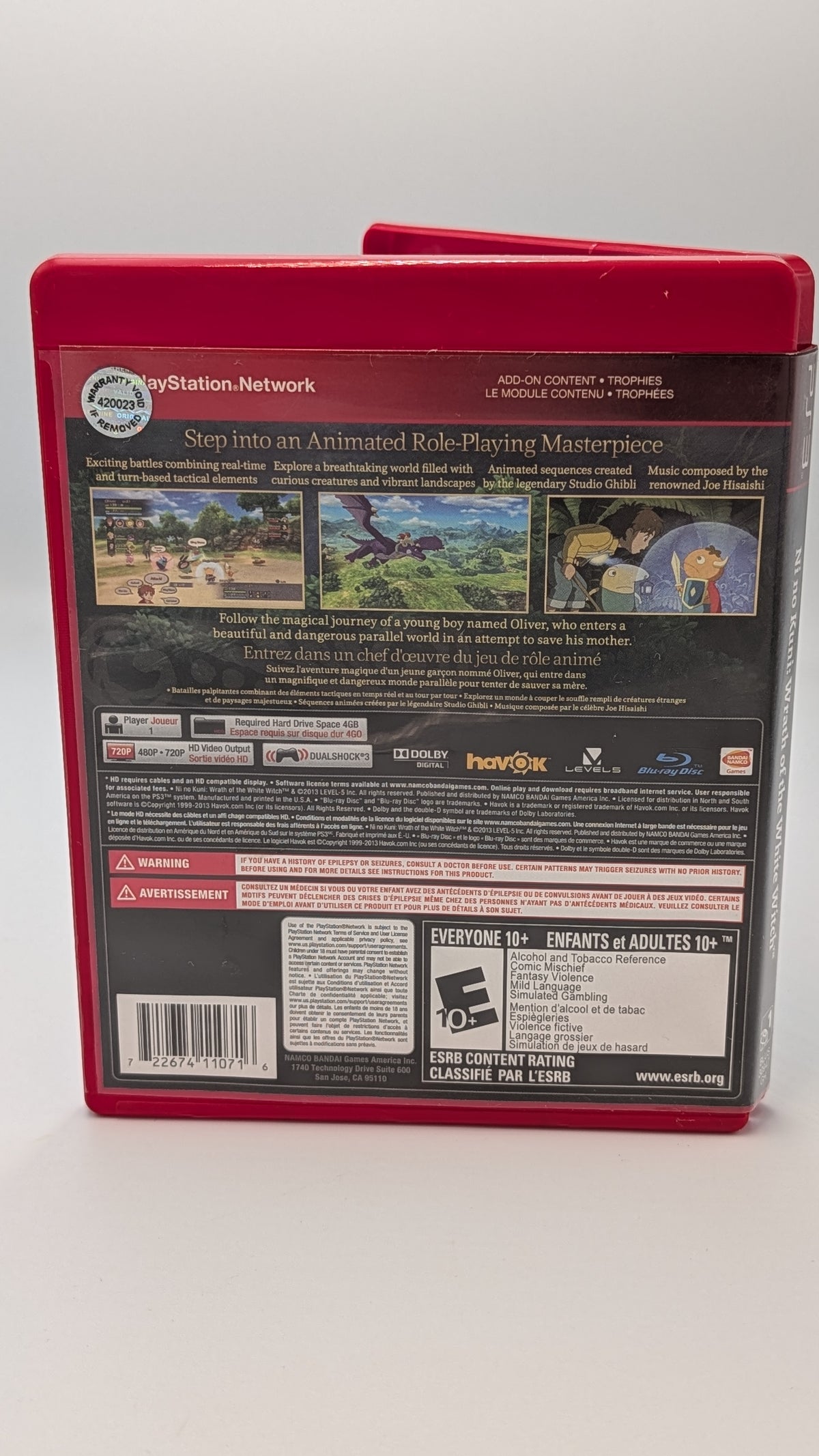 Ni No Kuni Wrath of the White Witch (Greatest Hits)