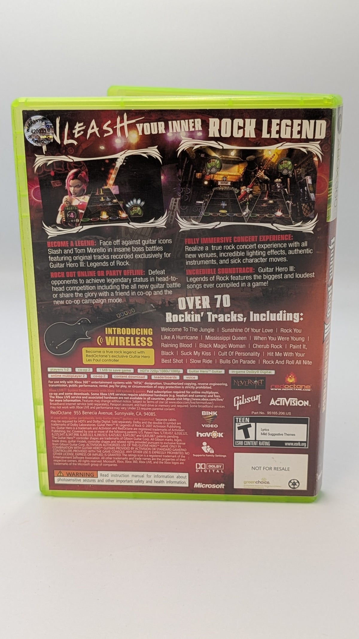 Guitar Hero III Legends of Rock