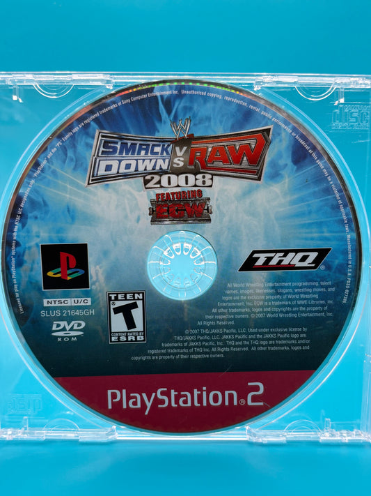 SmackDown Vs Raw: 2008 PS2