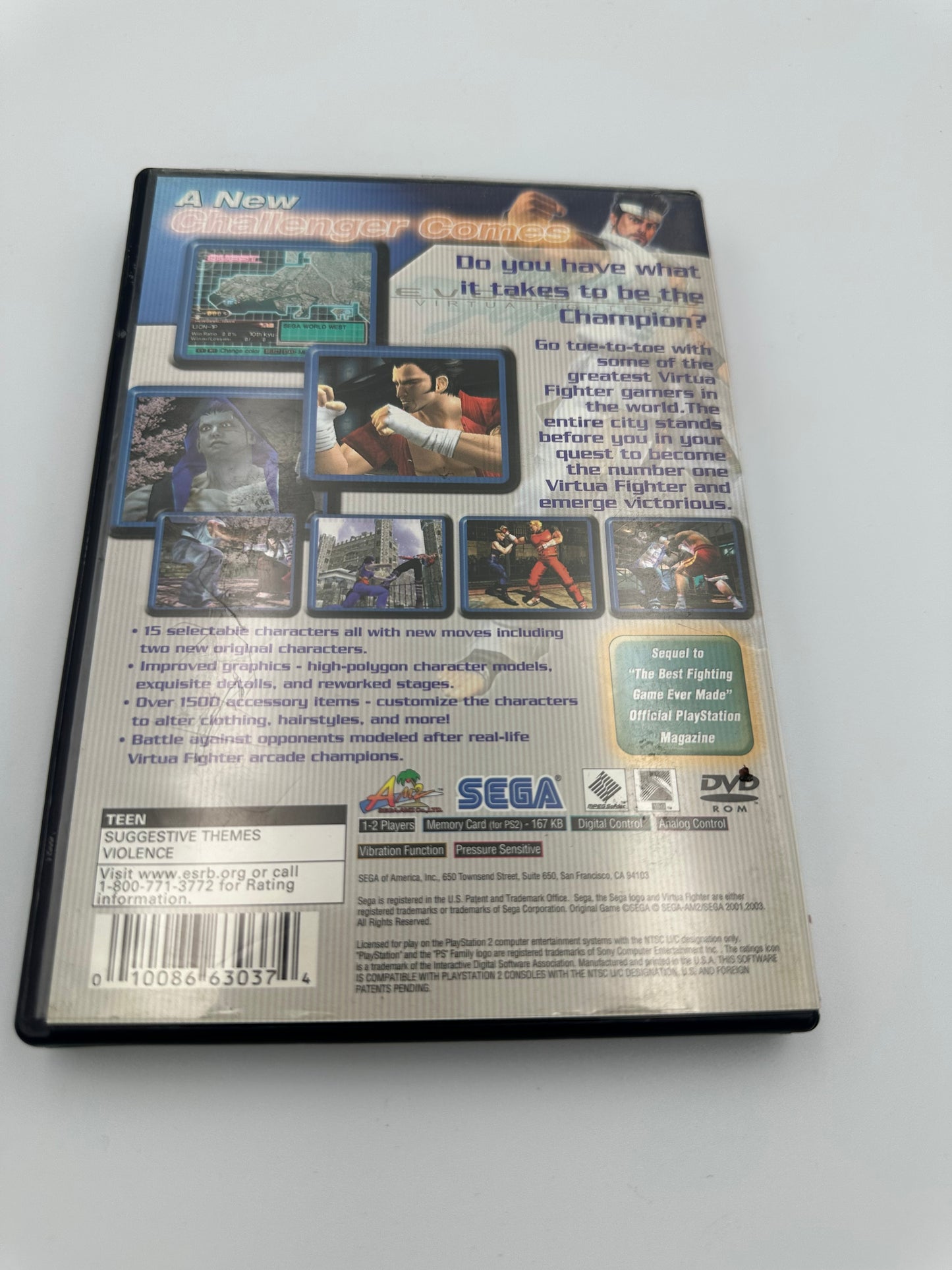 Virtua fighter 4 evolution for ps2