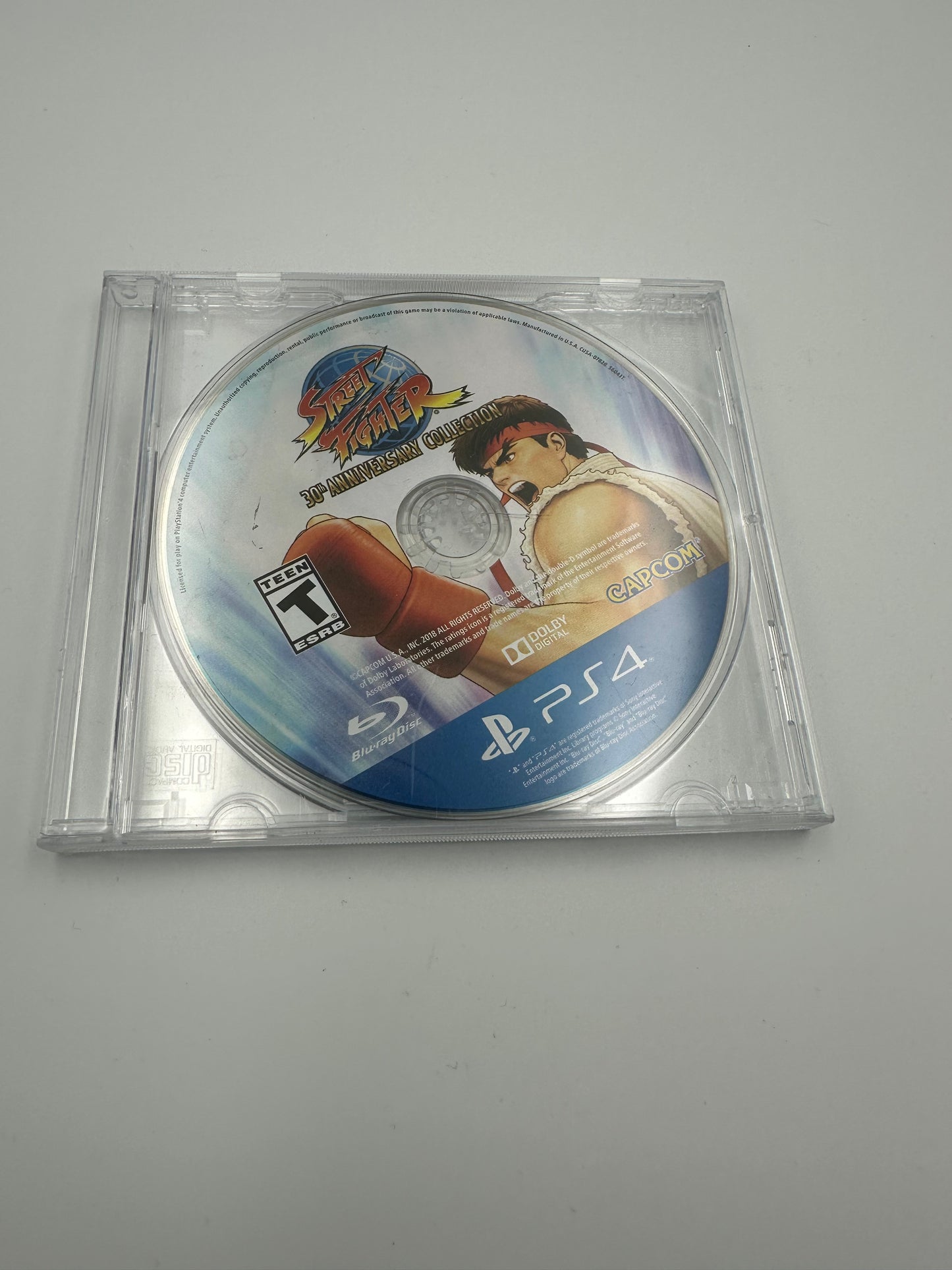 Street fighter 30th anniversary collection for PS4. Disc only