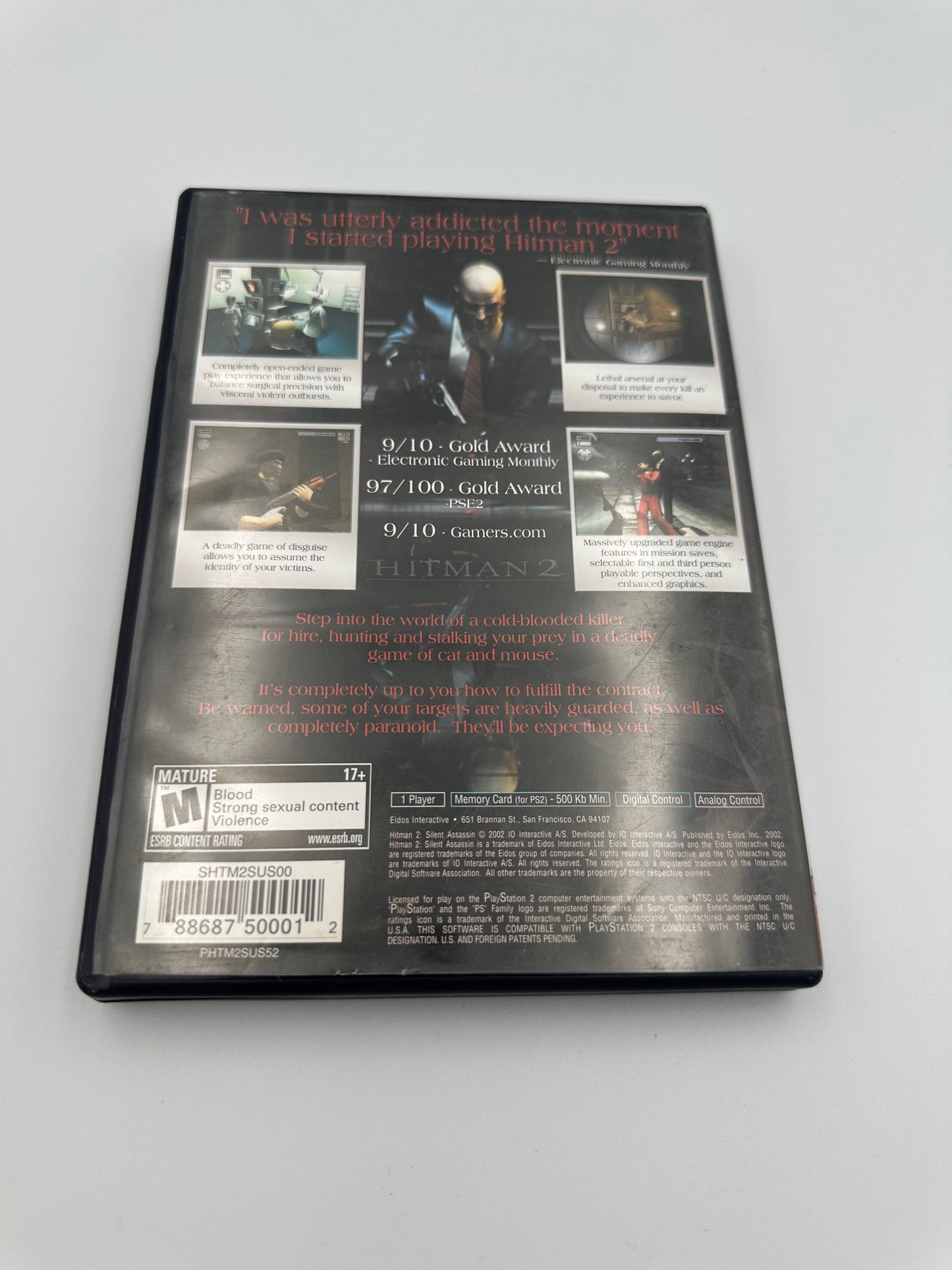 Hitman 2 silent assassin for PS2