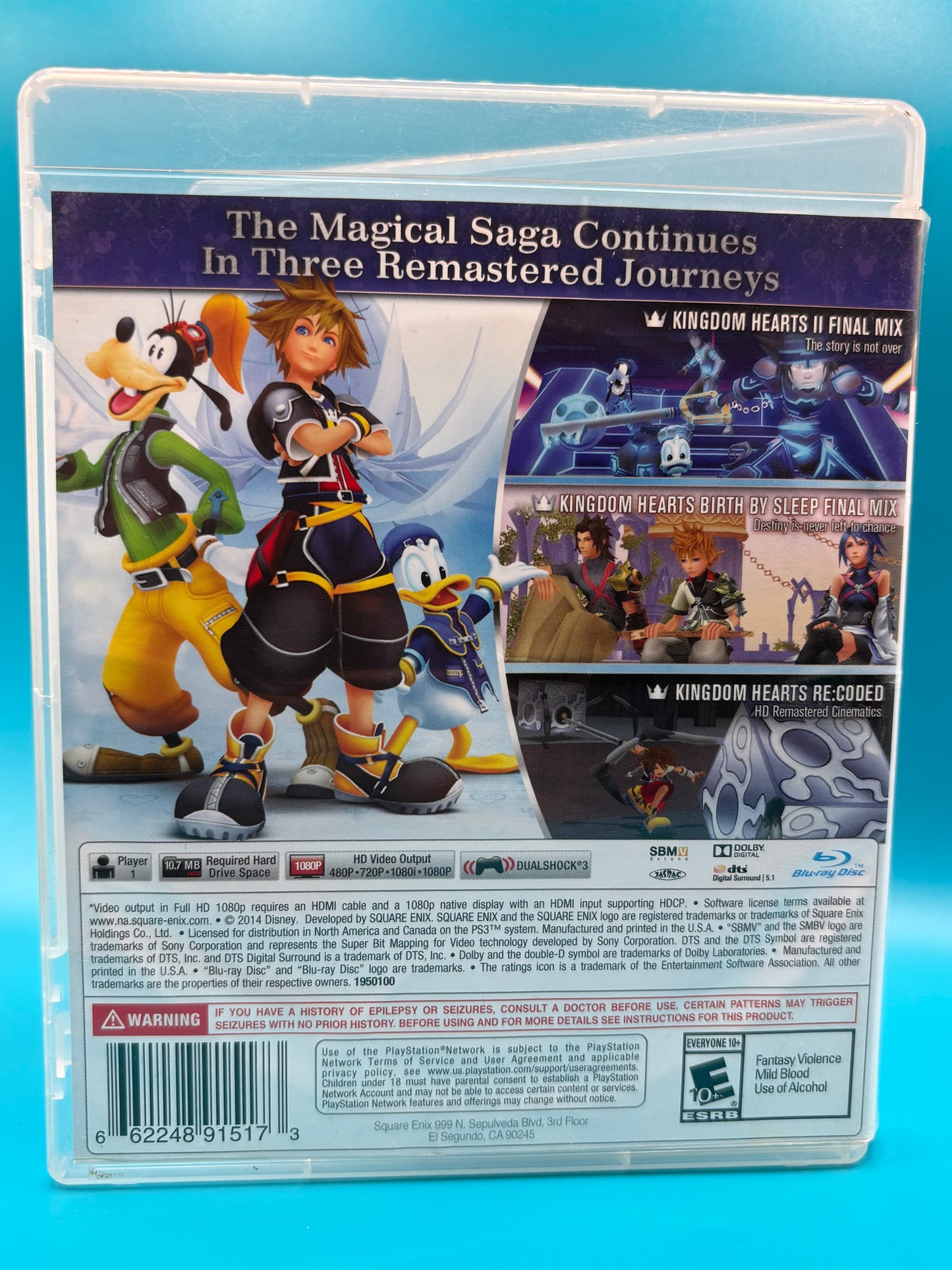 Kingdom Hearts 2.5 HD ReMIX: PS3