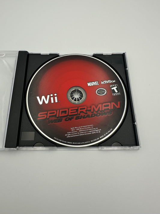 Spider-Man web of shadows for Wii. Disc only