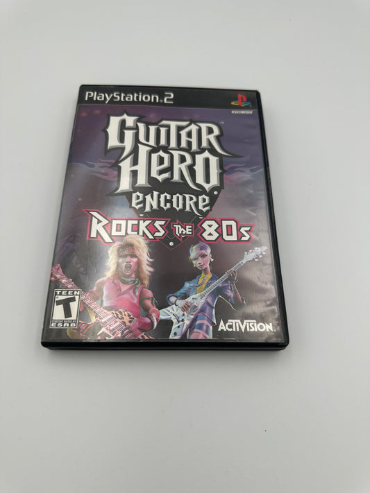 Guitar hero encore rocks the 80s for PS2