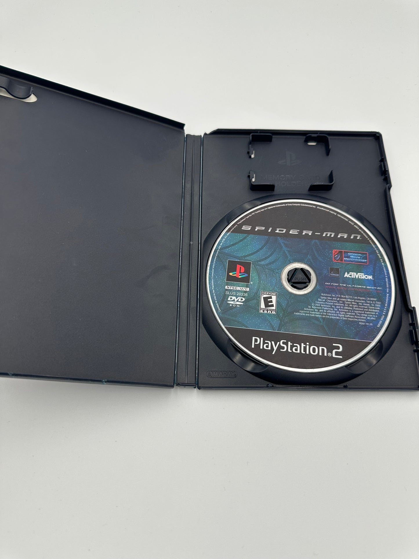 Spider-Man for PlayStation 2. Missing manual