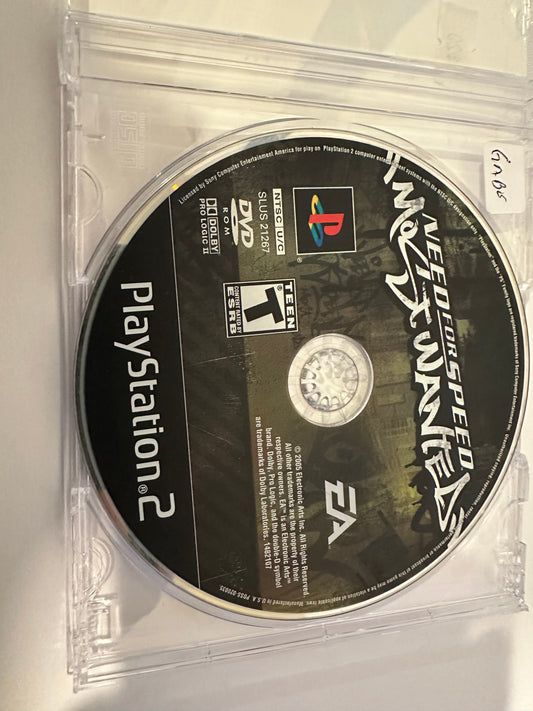 Need for speed most wanted. Disc only