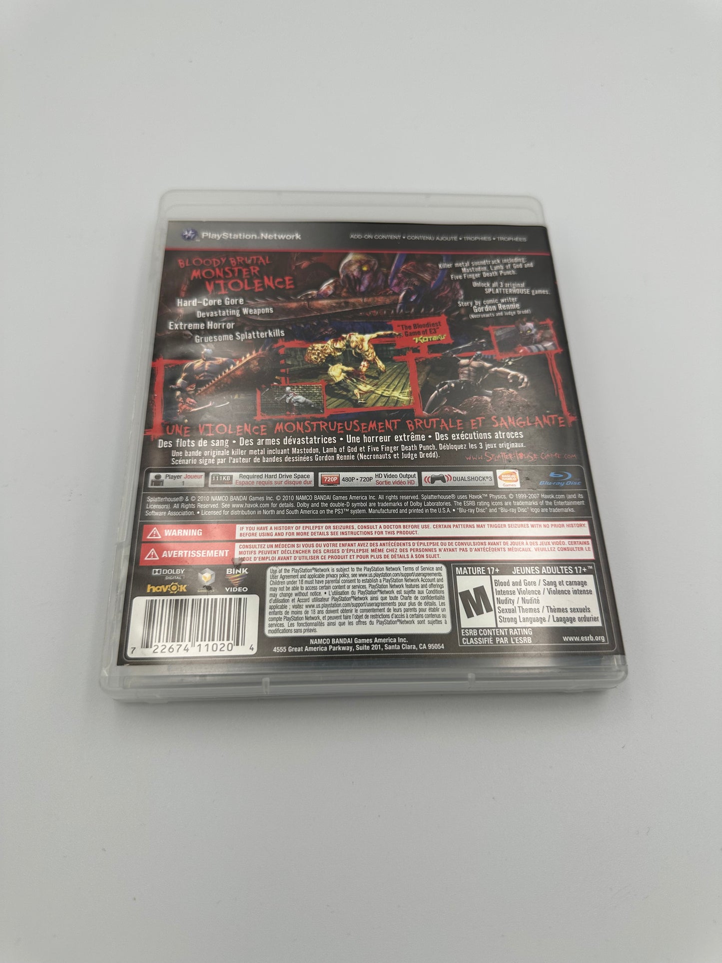 Splatterhouse for PlayStation 3