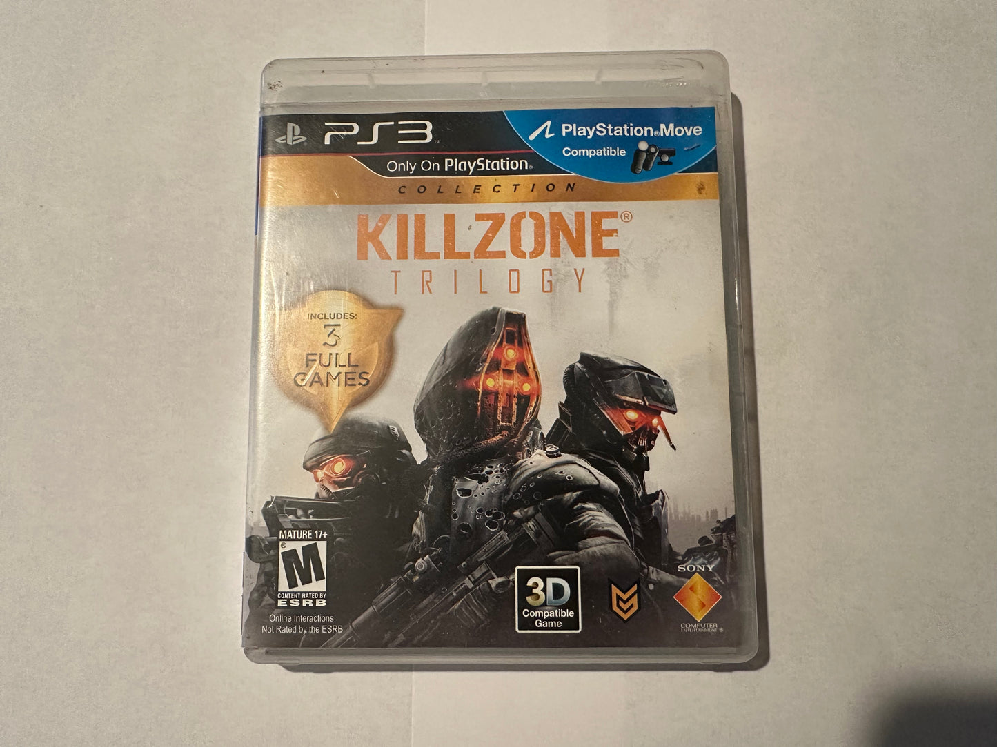 Killzone trilogy for ps3