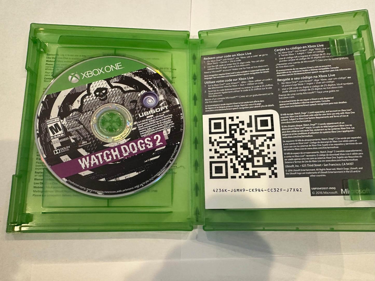 Watch dogs 2 Xbox one