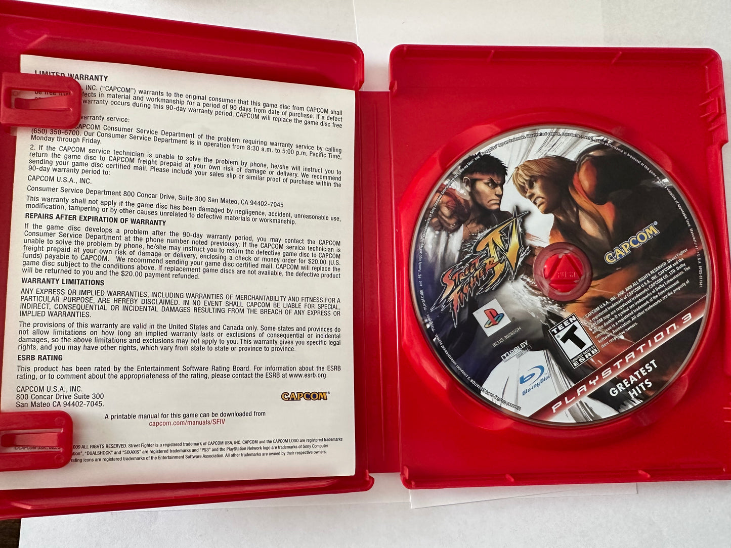 Street fighter IV for the PS3