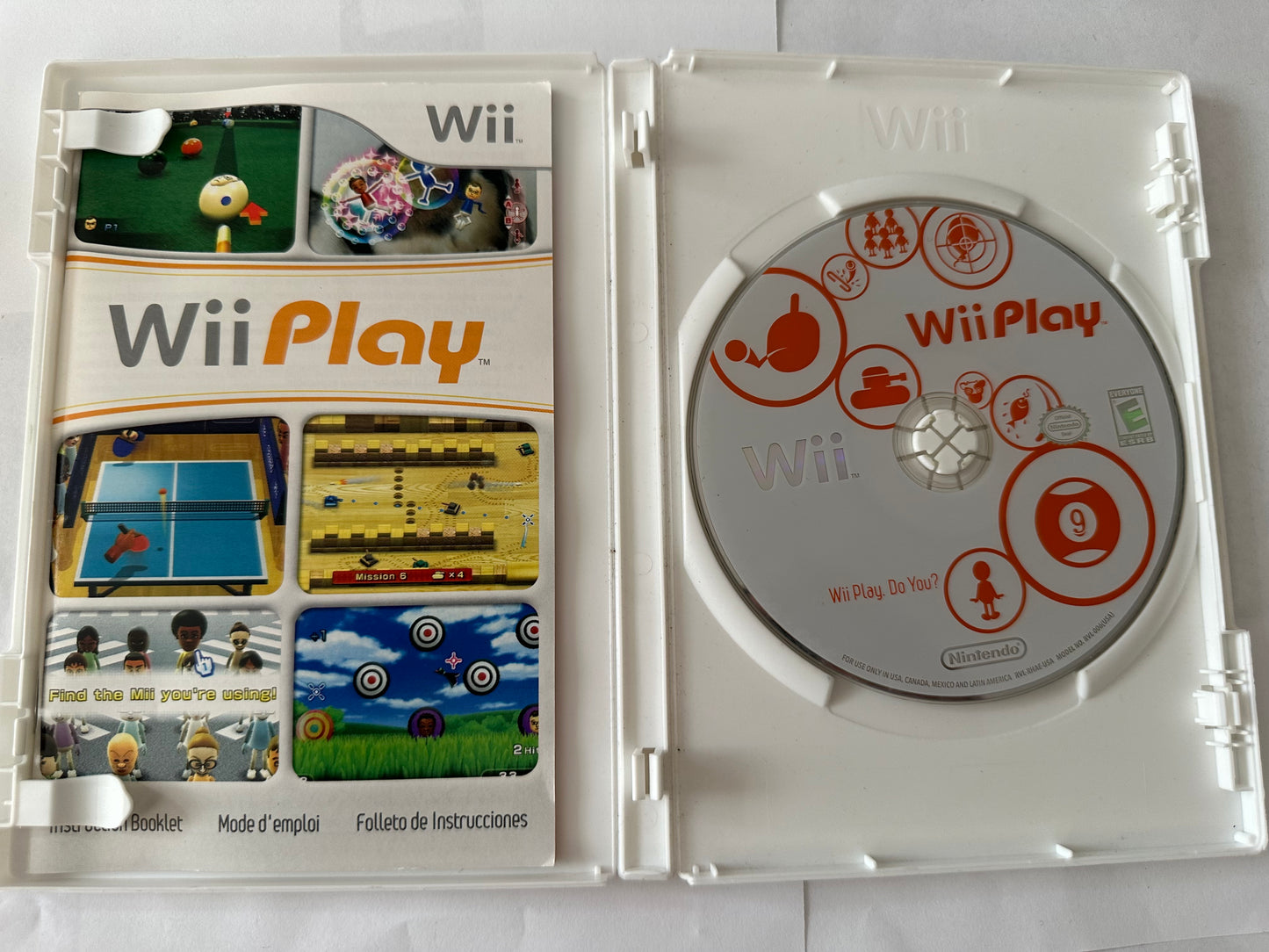 WII play for the Nintendo Wii