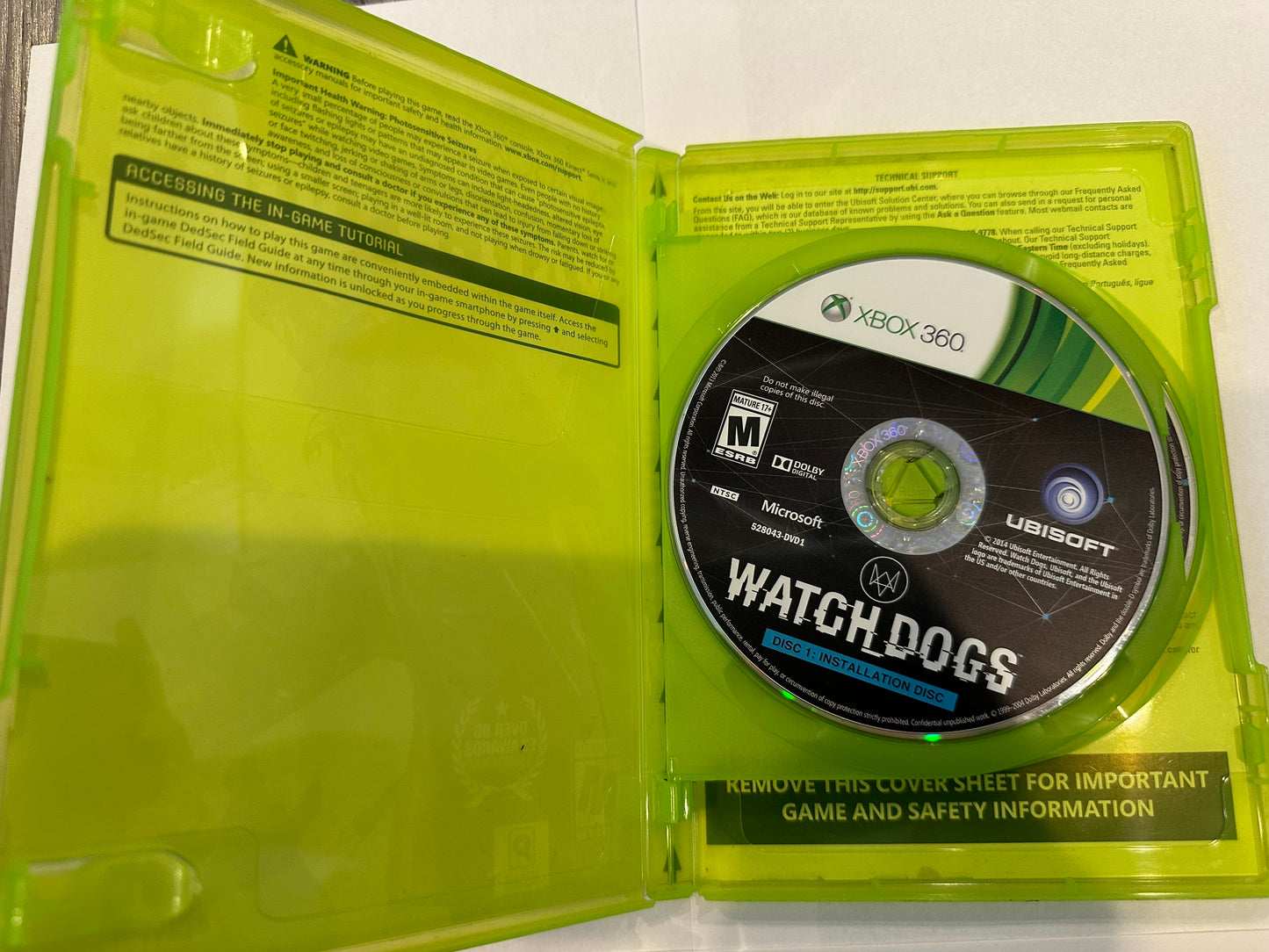 Watchdogs missing manual