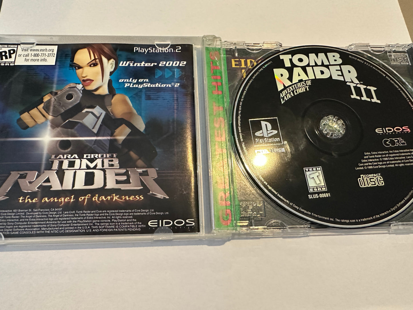 Tomb raider iii for PS1