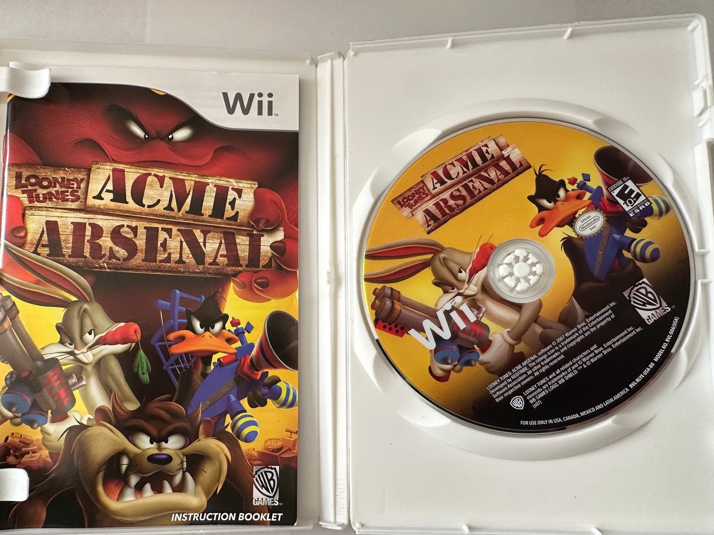 Looney tunes acme arsenal for the Nintendo Wii
