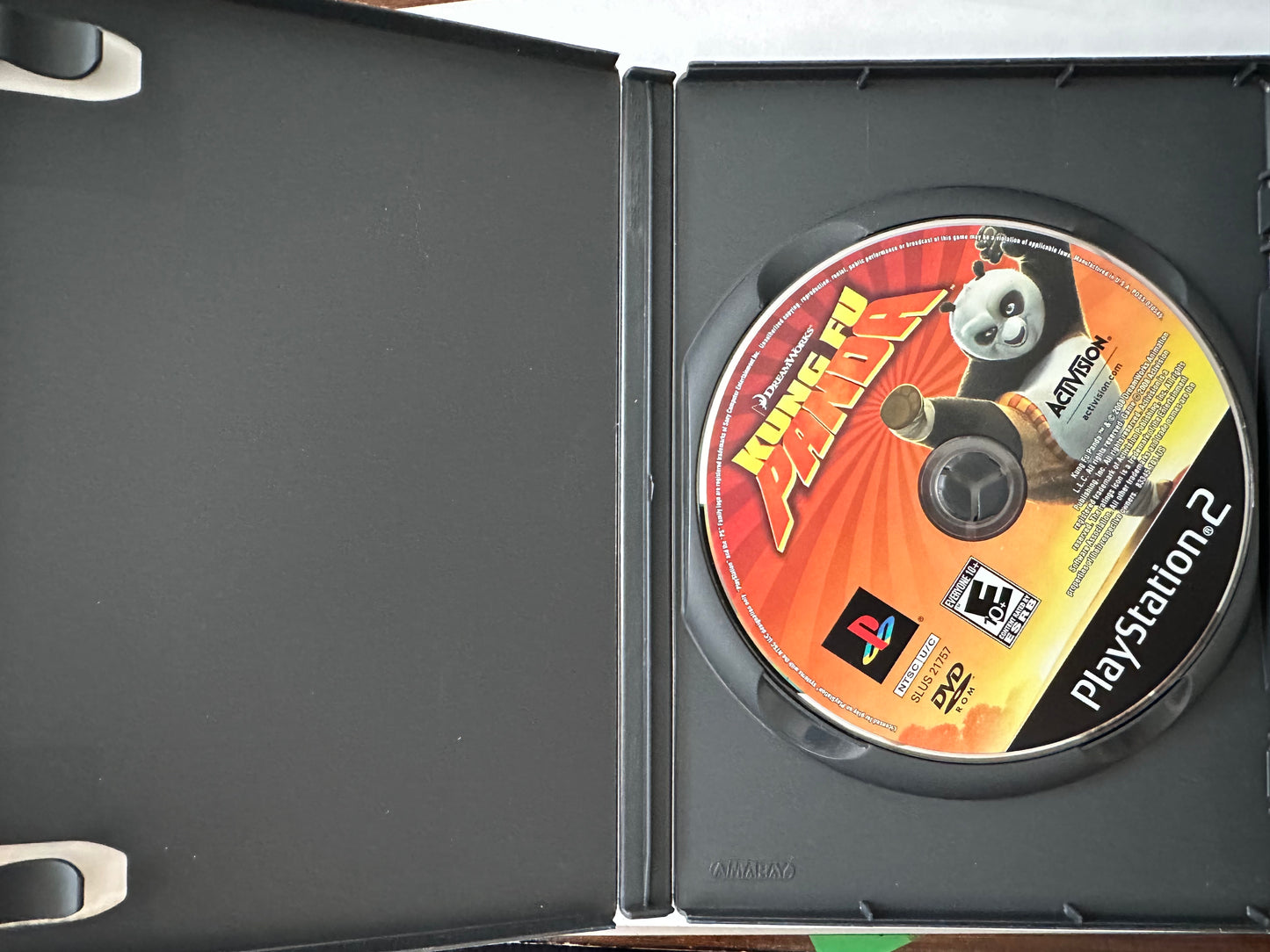 Ku fu panda for the PlayStation 2. Missing Manual