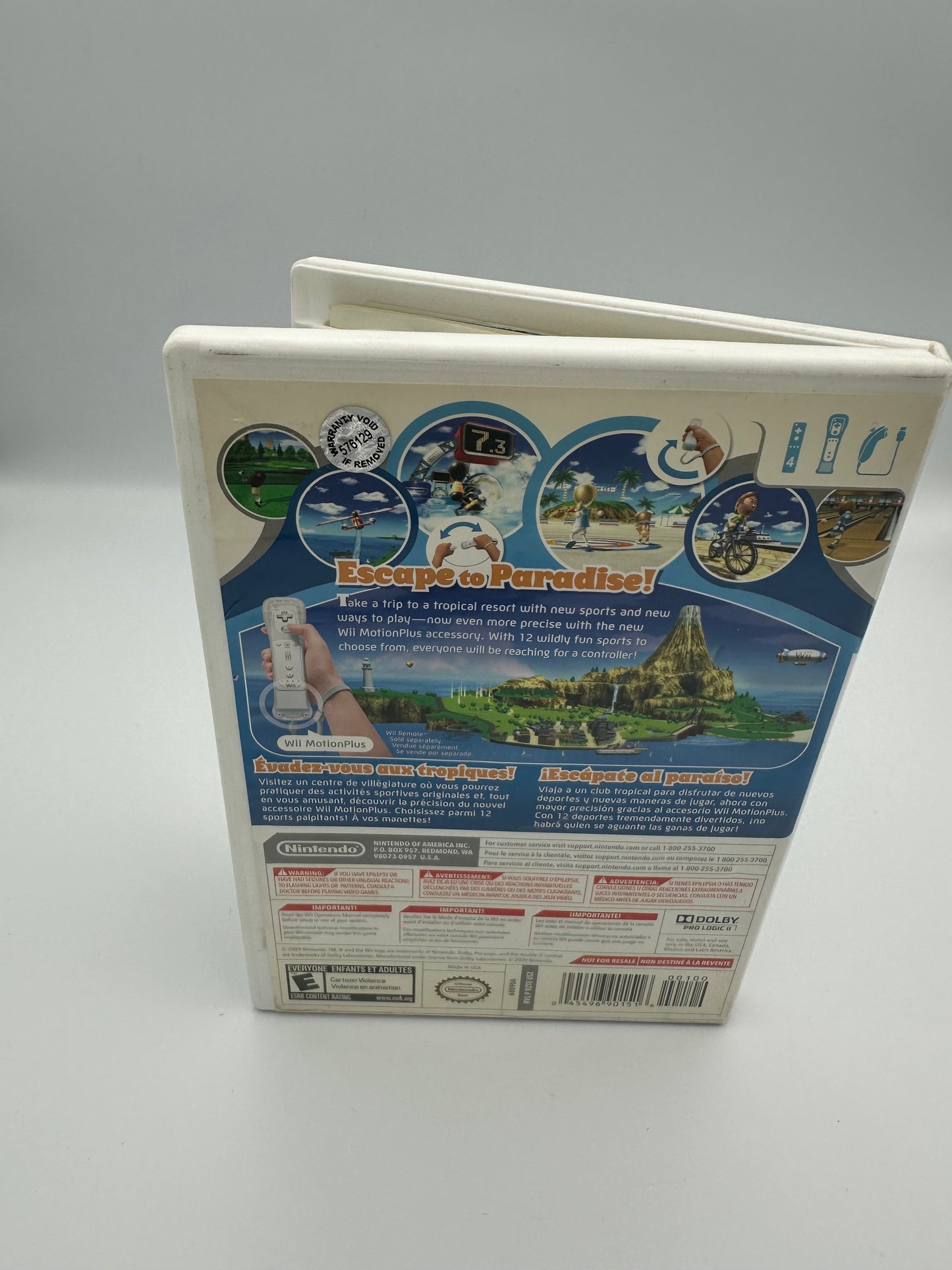 Wii sports resort for the Wii