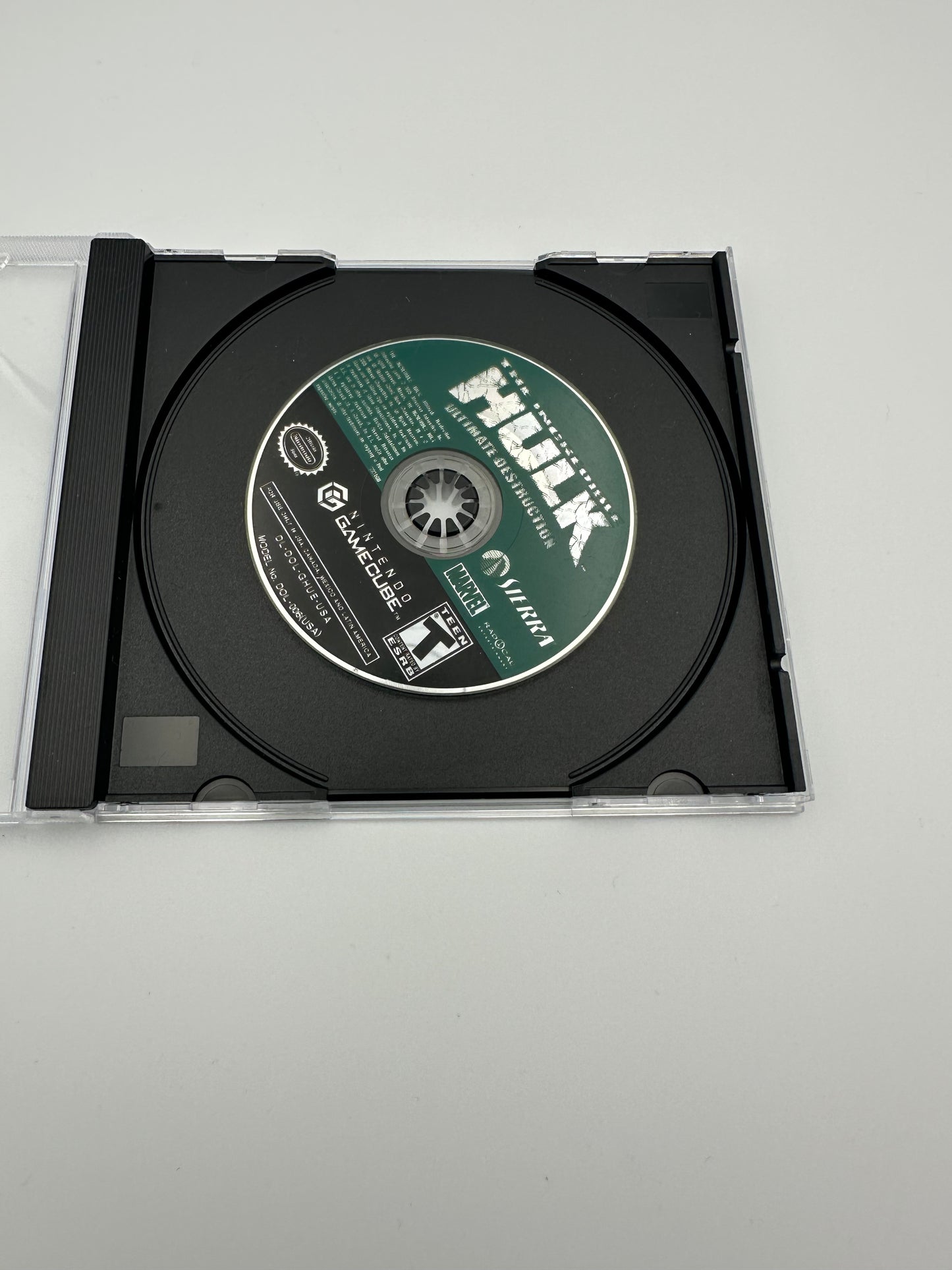 The Incredible Hulk for GameCube. Disc only